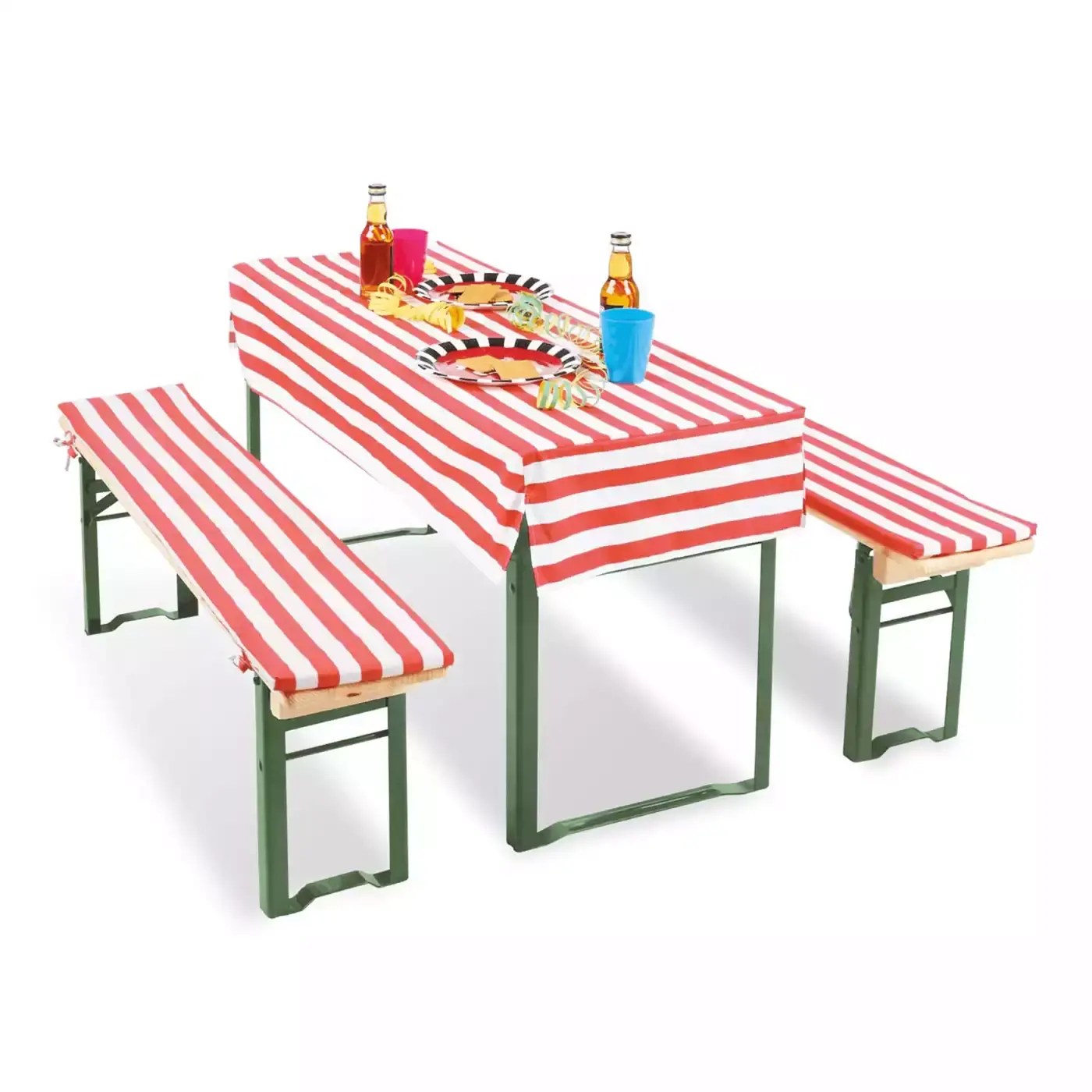 Tischdecke für Sitzgruppe Sepp Pinolino Rot Weiß 2000565110808 1