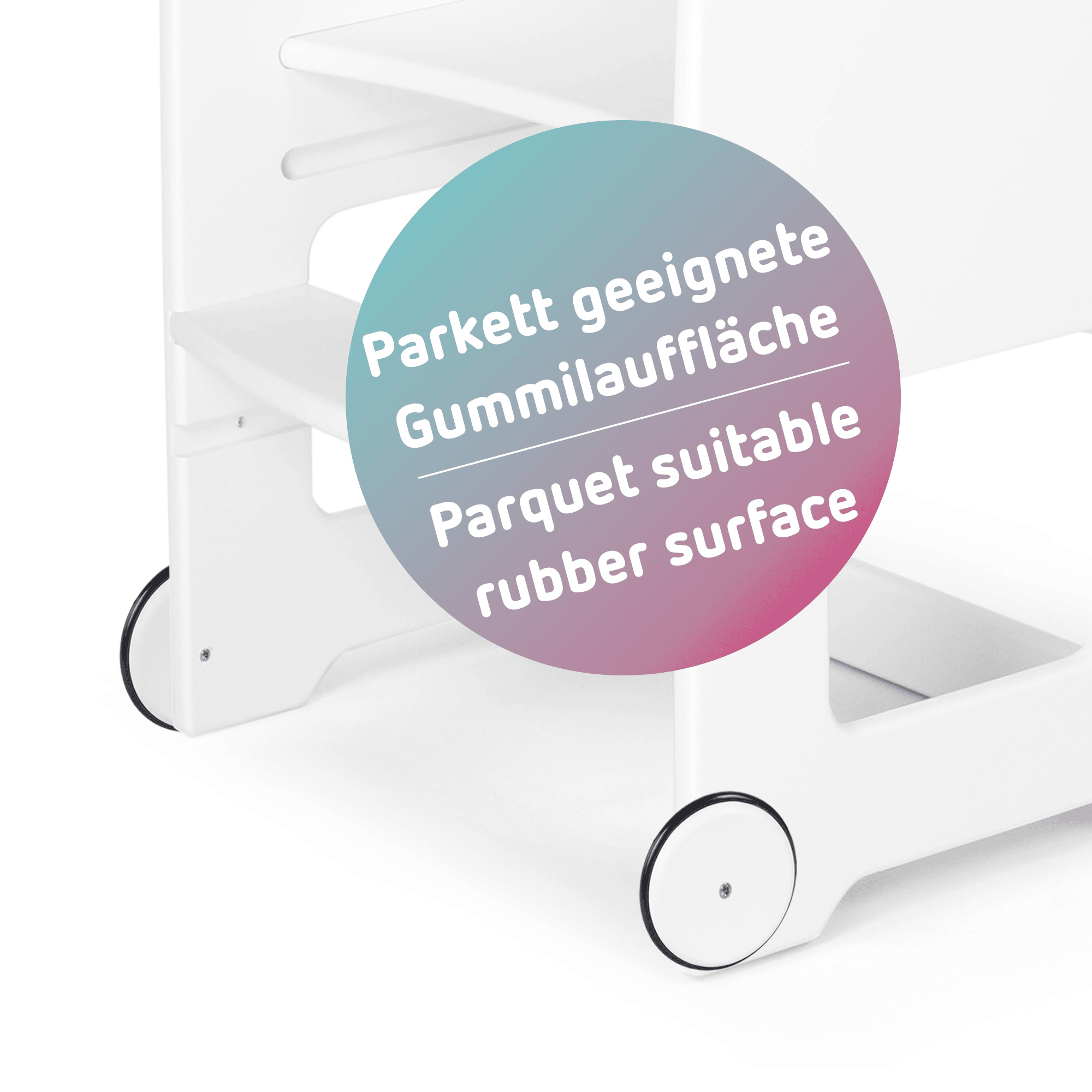 Lerntürme, babybay, Weiß – Produktansicht