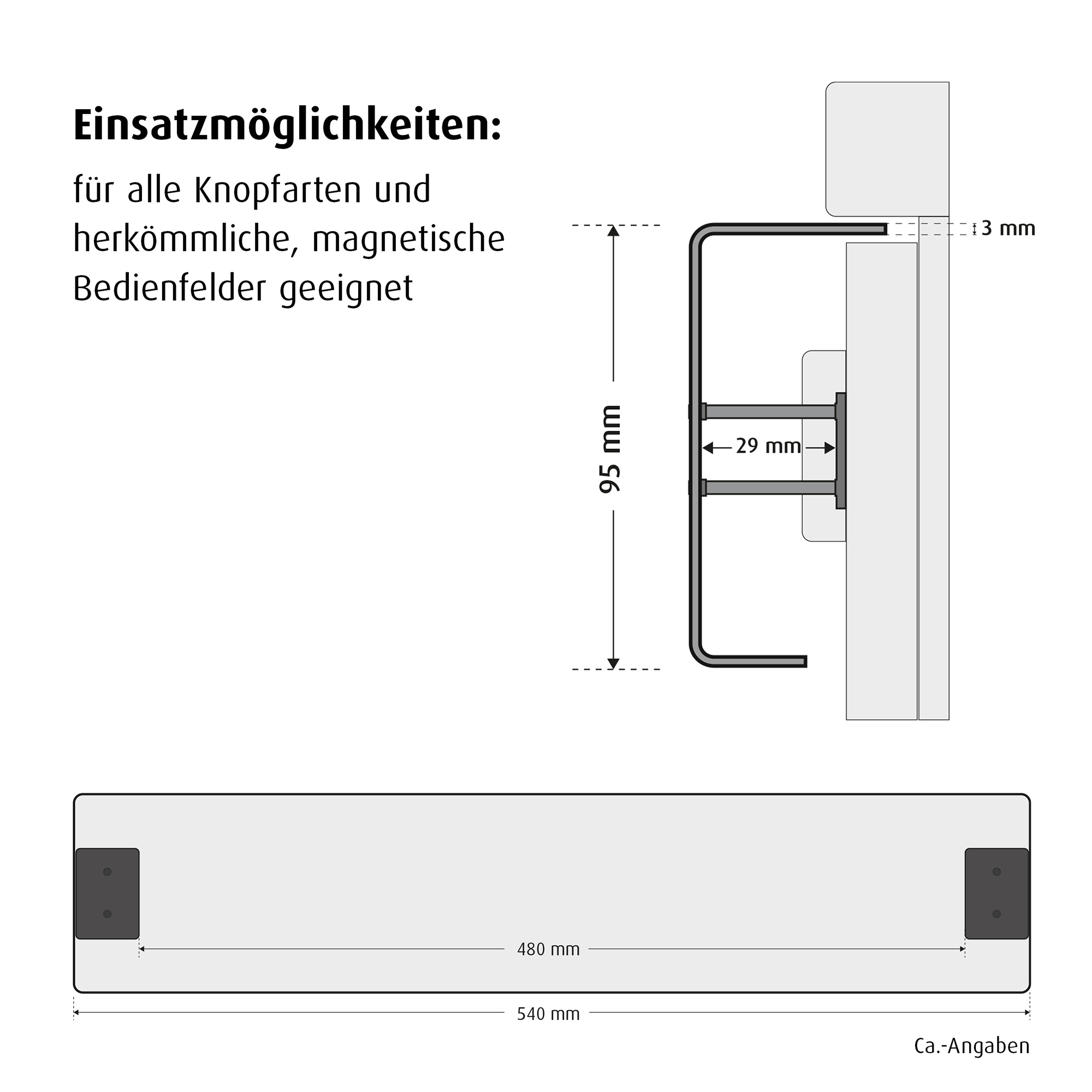 Kindersicherung, reer, Transparent – Produktansicht