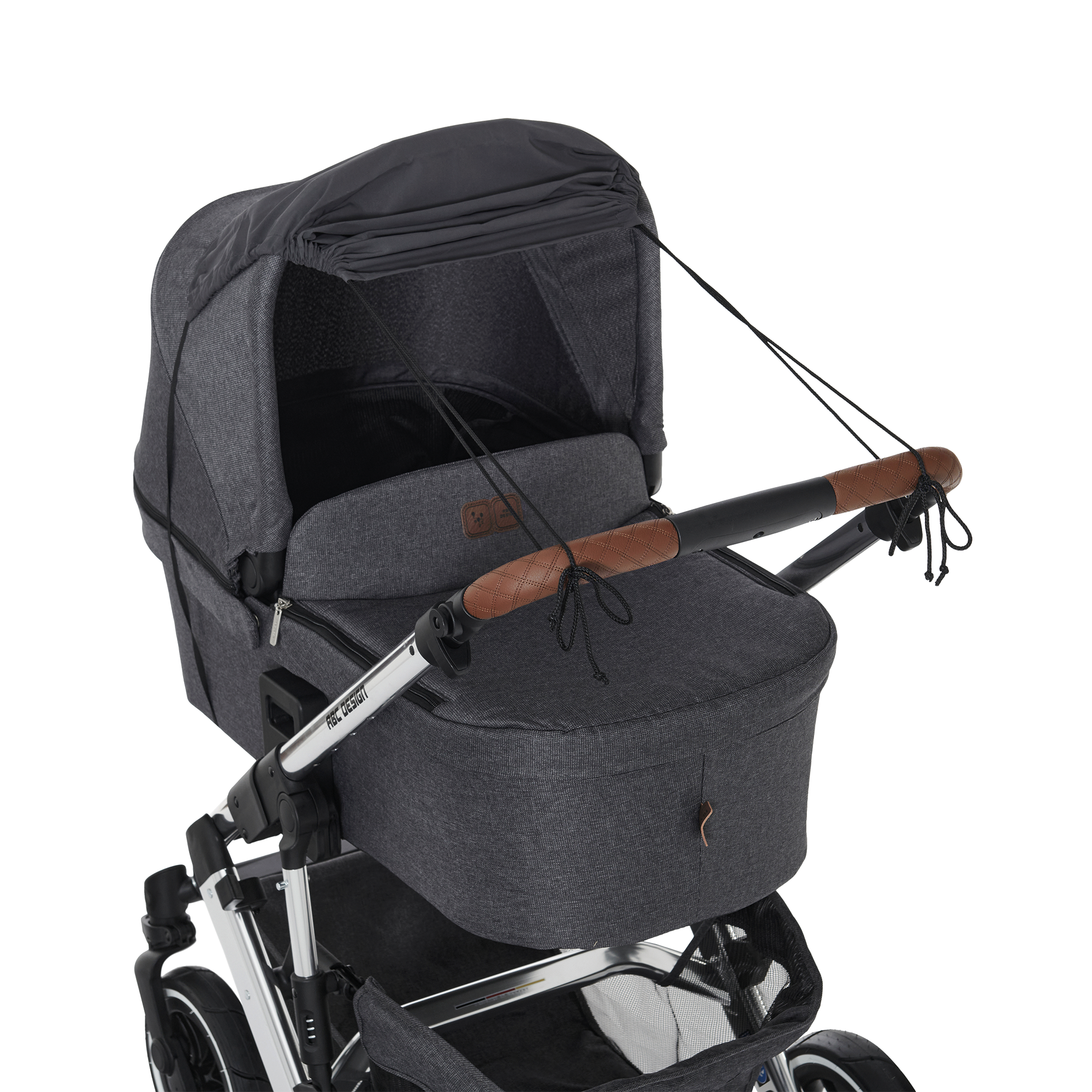 Sonnen- & Insektenschutz Kinderwagen, LITTLE ONE, Grau – Besonderheit: mit UV-Schutz 50+