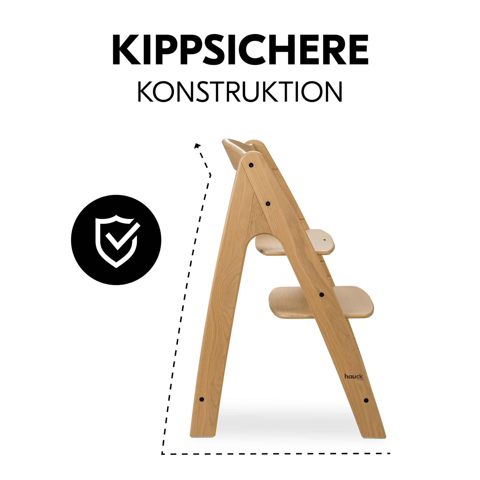 Treppenhochstühle, hauck, Beige – Produktansicht