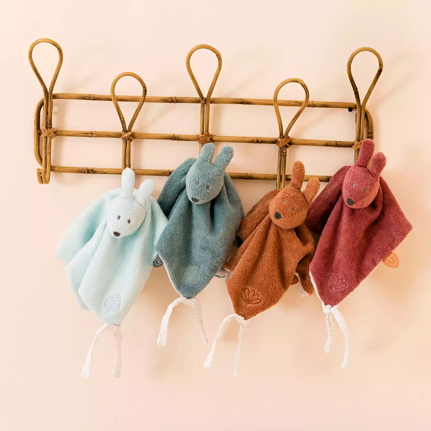 Schmusetücher, Nattou, Braun – Produktansicht