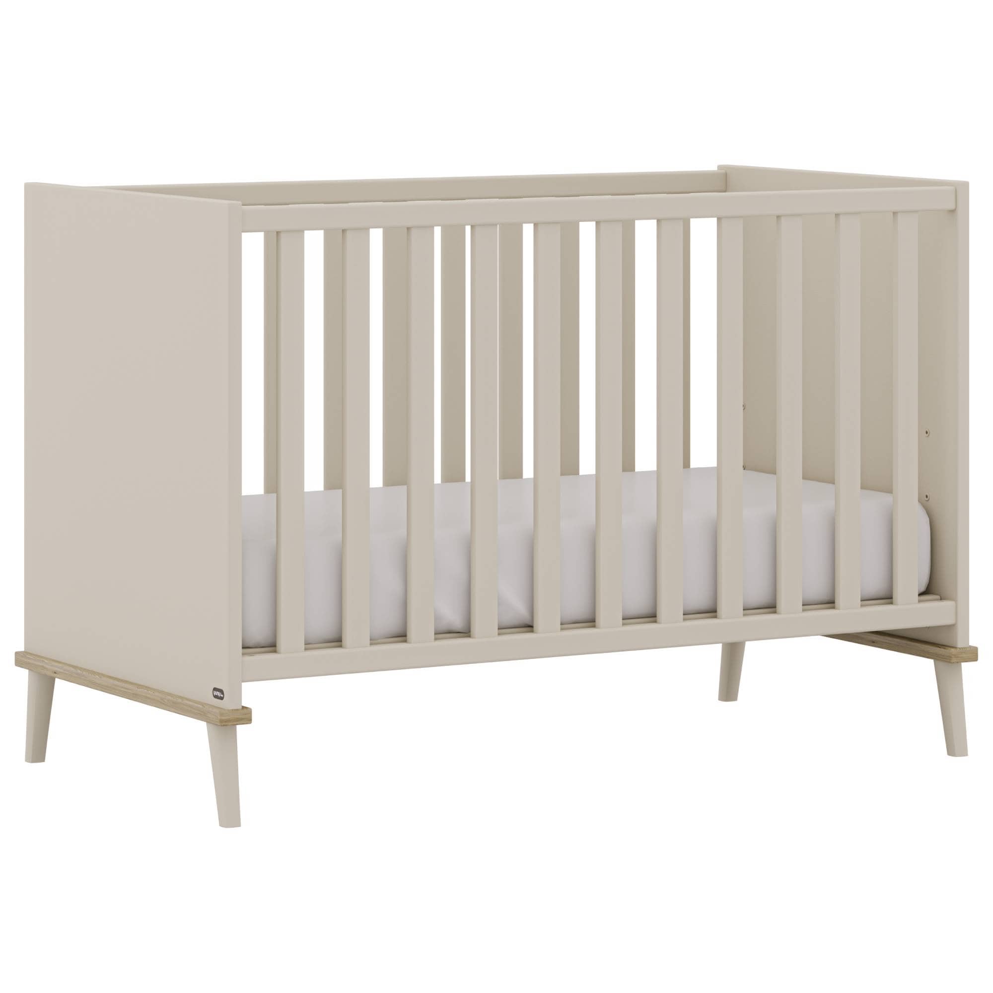 Gitterbetten, Yuny by PAIDI, Beige – Besonderheit: komfortable Größe für Babys und Kleinkinder
