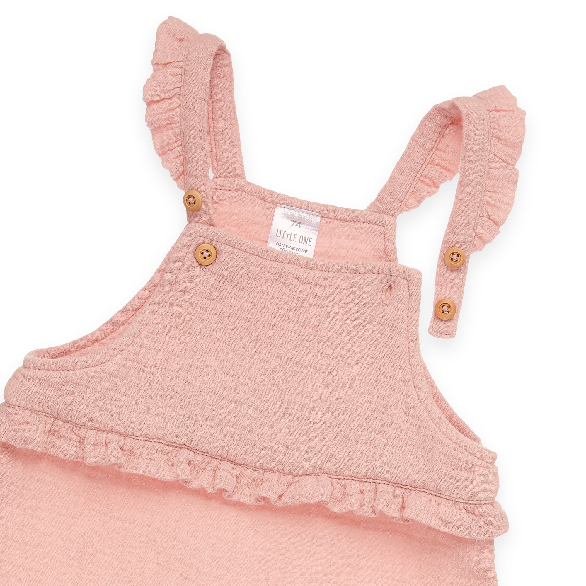 Latzhosen, LITTLE ONE, Pink – Produktansicht