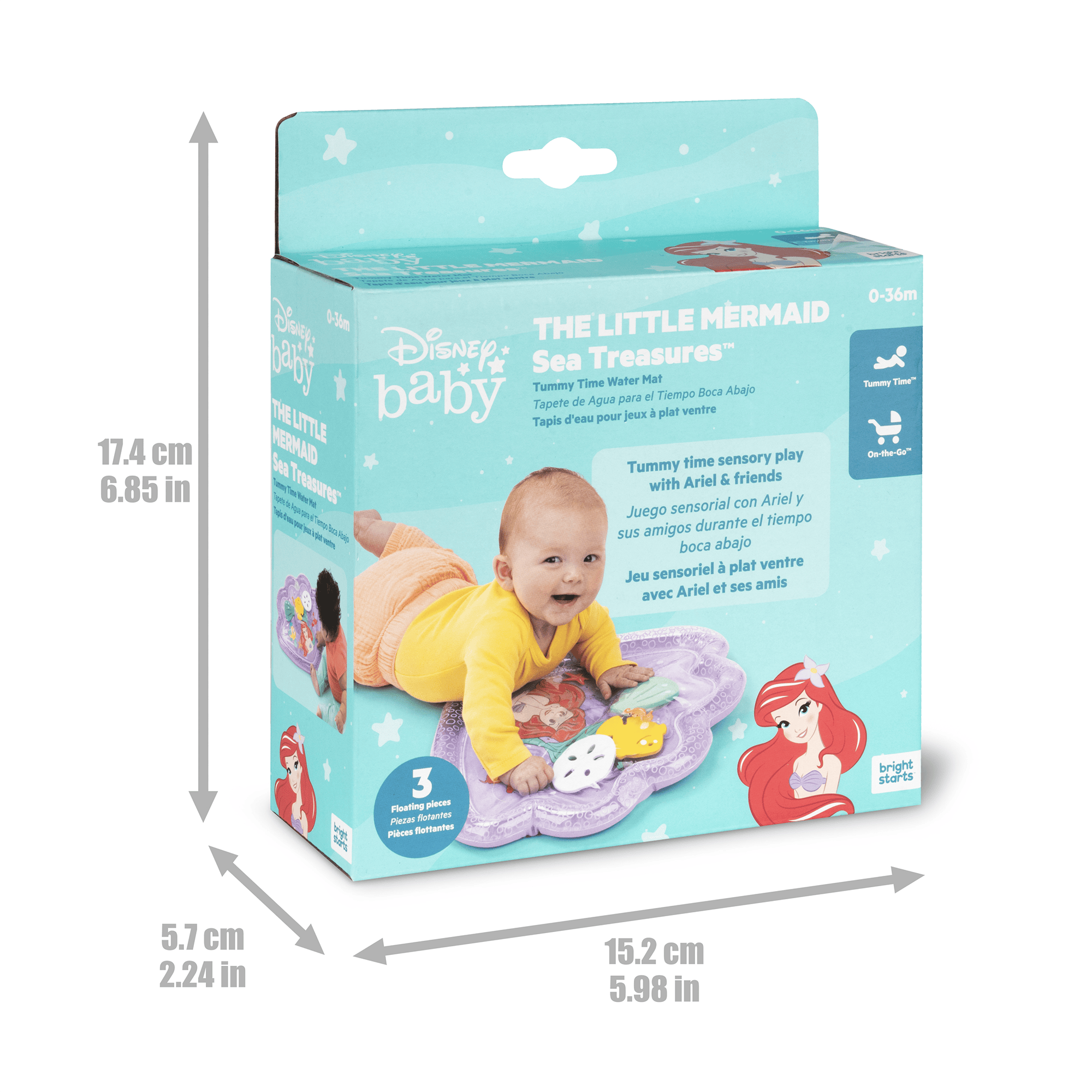 Wassermatten, BrightStarts, Pink – Produktansicht