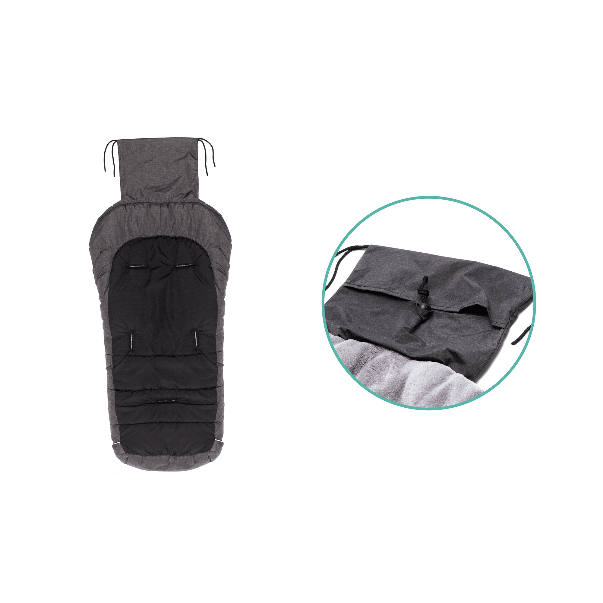 Fußsäcke & Decken, LITTLE ONE, Grau – Produktansicht