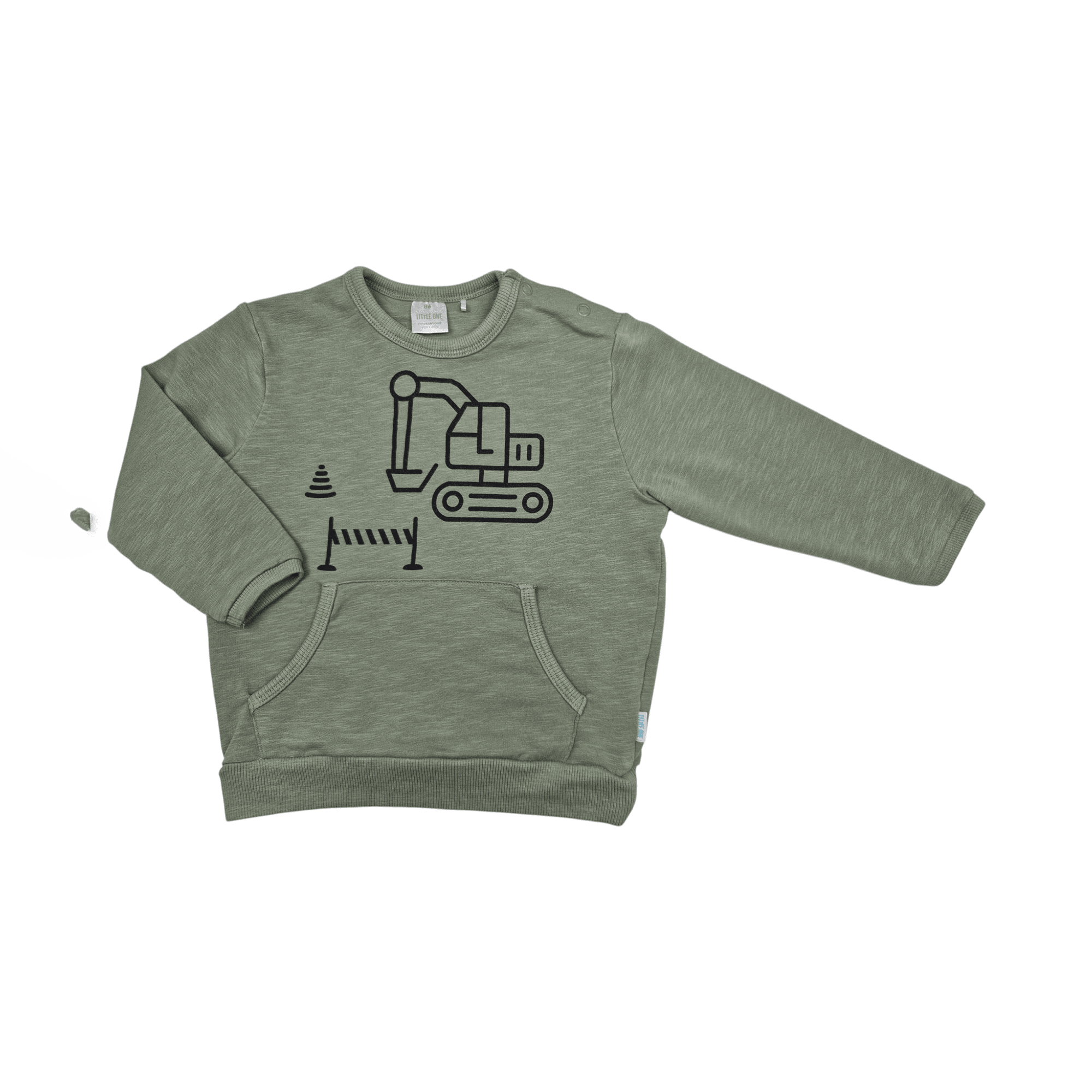 Pullover & Sweatshirts, LITTLE ONE, Grün – Besonderheit: aus 95% Baumwolle