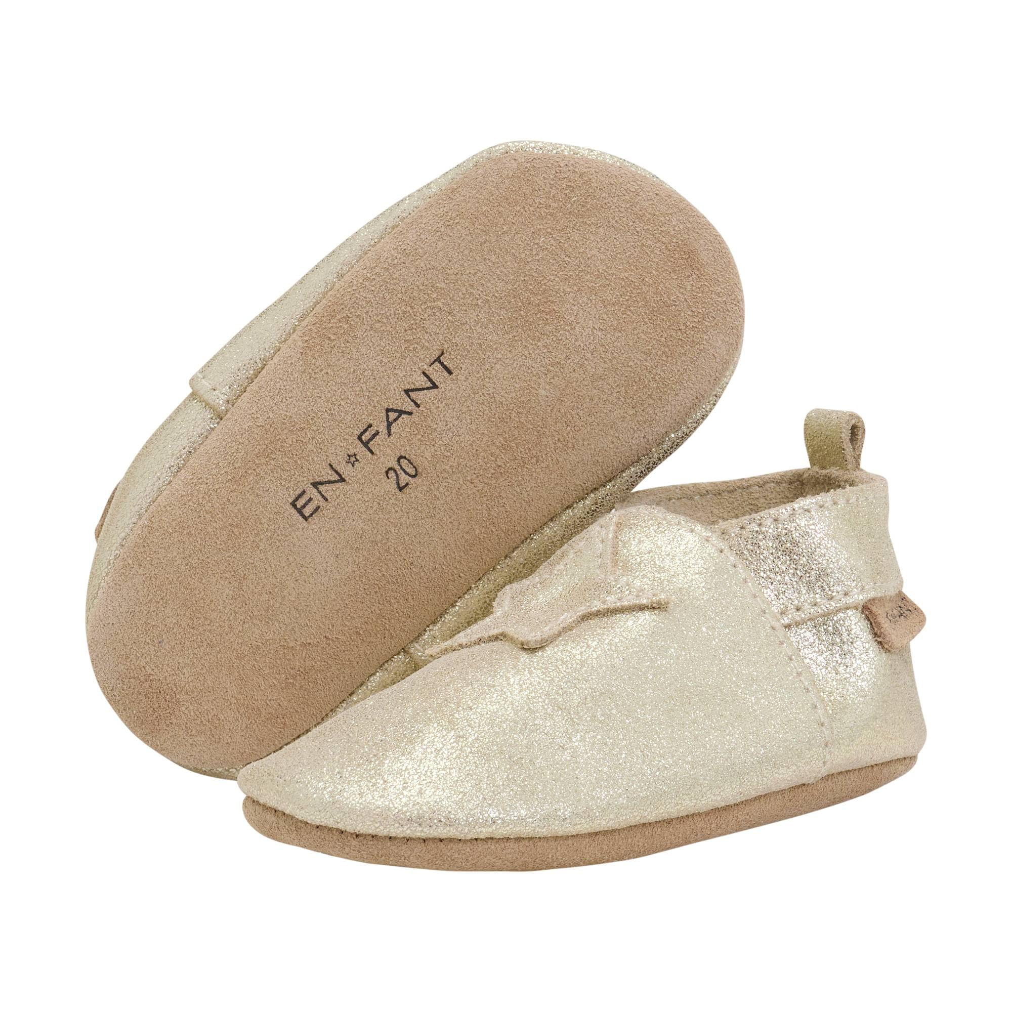 Hausschuhe, EN FANT, Gelb – Besonderheit: Gummizug in der Schuhöffnung erleichtert das An- und Ausziehen