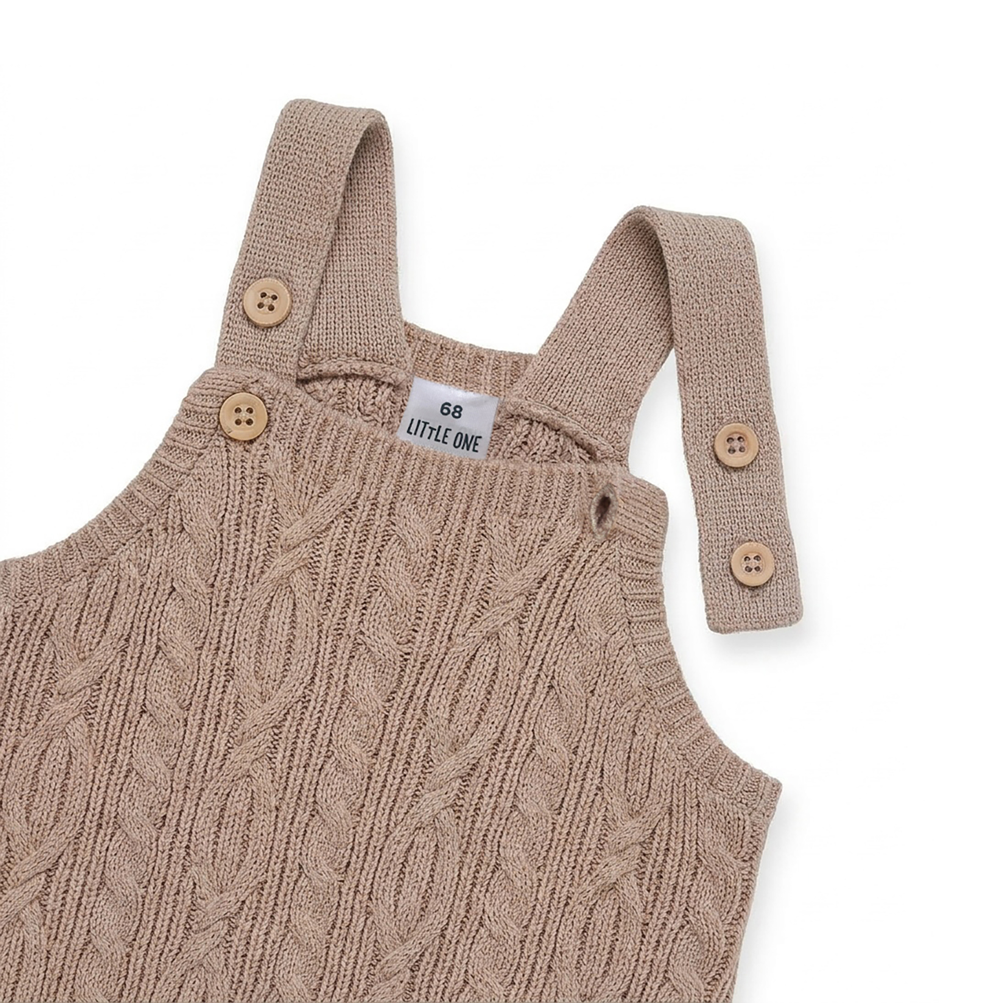 Latzhosen, LITTLE ONE, Beige – Produktansicht