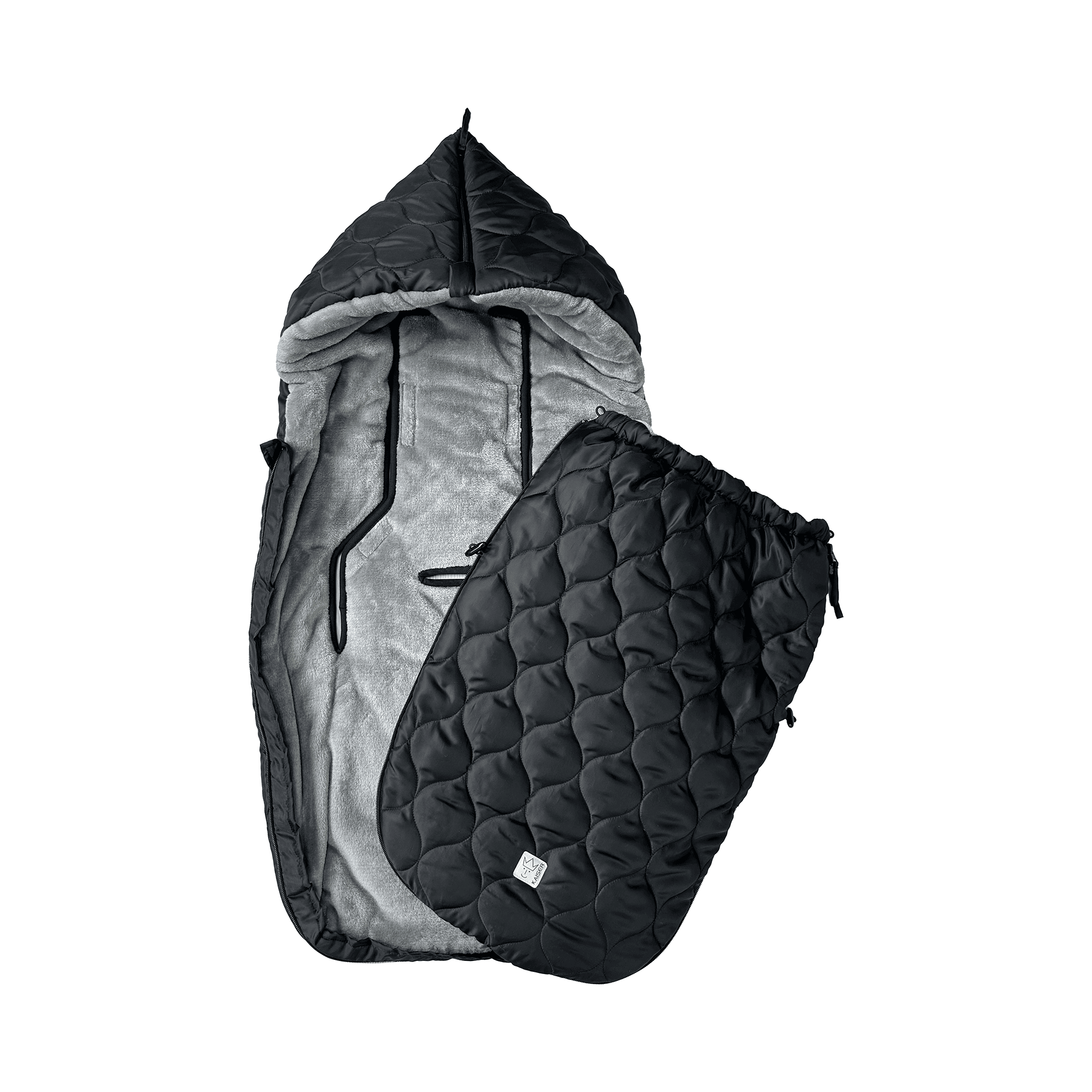 Fußsäcke & Decken, KAISER, Grau – Produktansicht