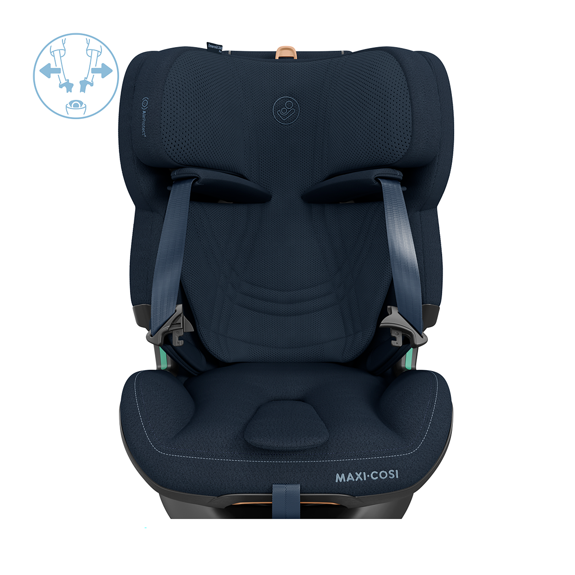 Kindersitze 9-36 kg, Gruppe 1/2/3, MAXI-COSI Premium, Blau – Produktansicht