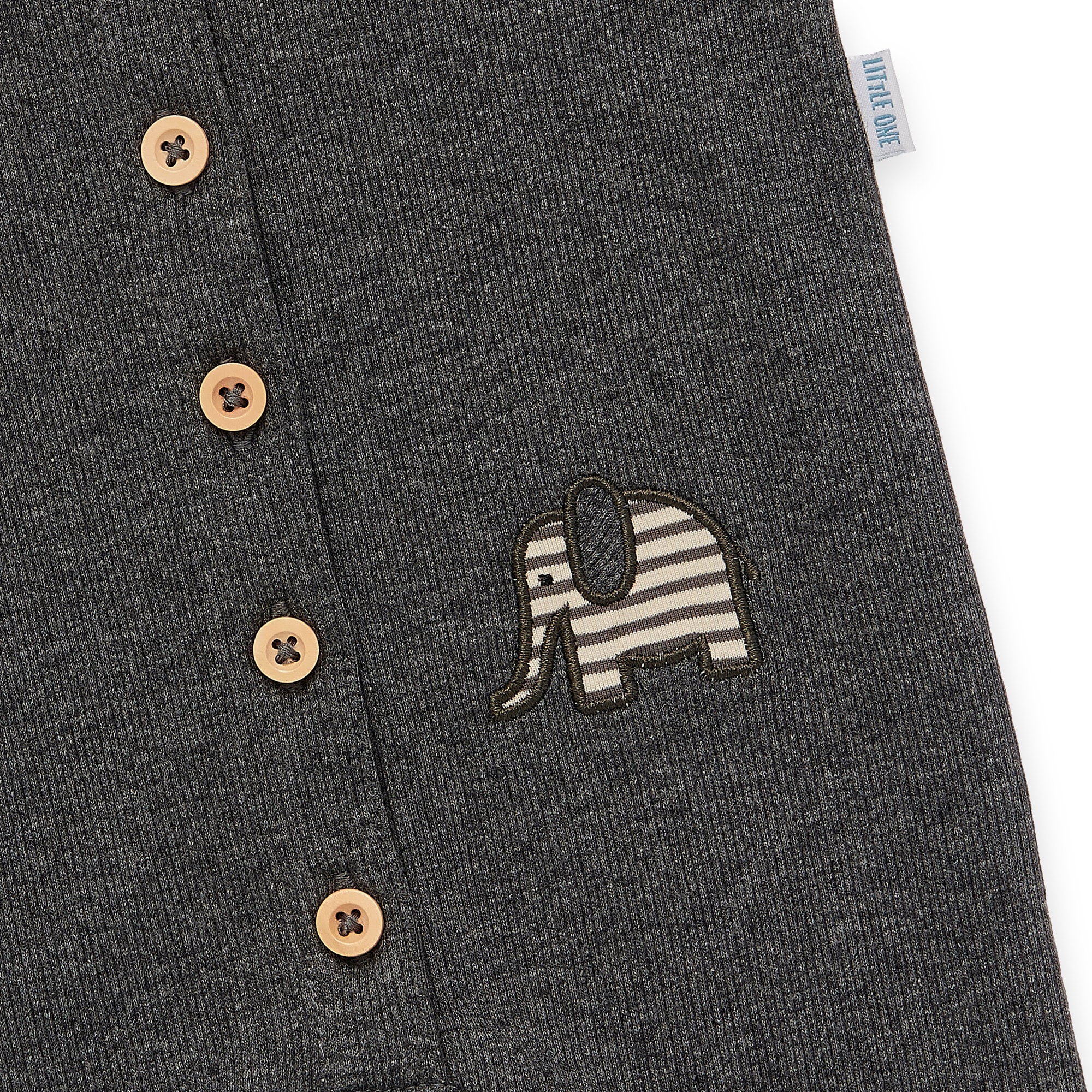 Strampler, LITTLE ONE, Grau – Produktansicht