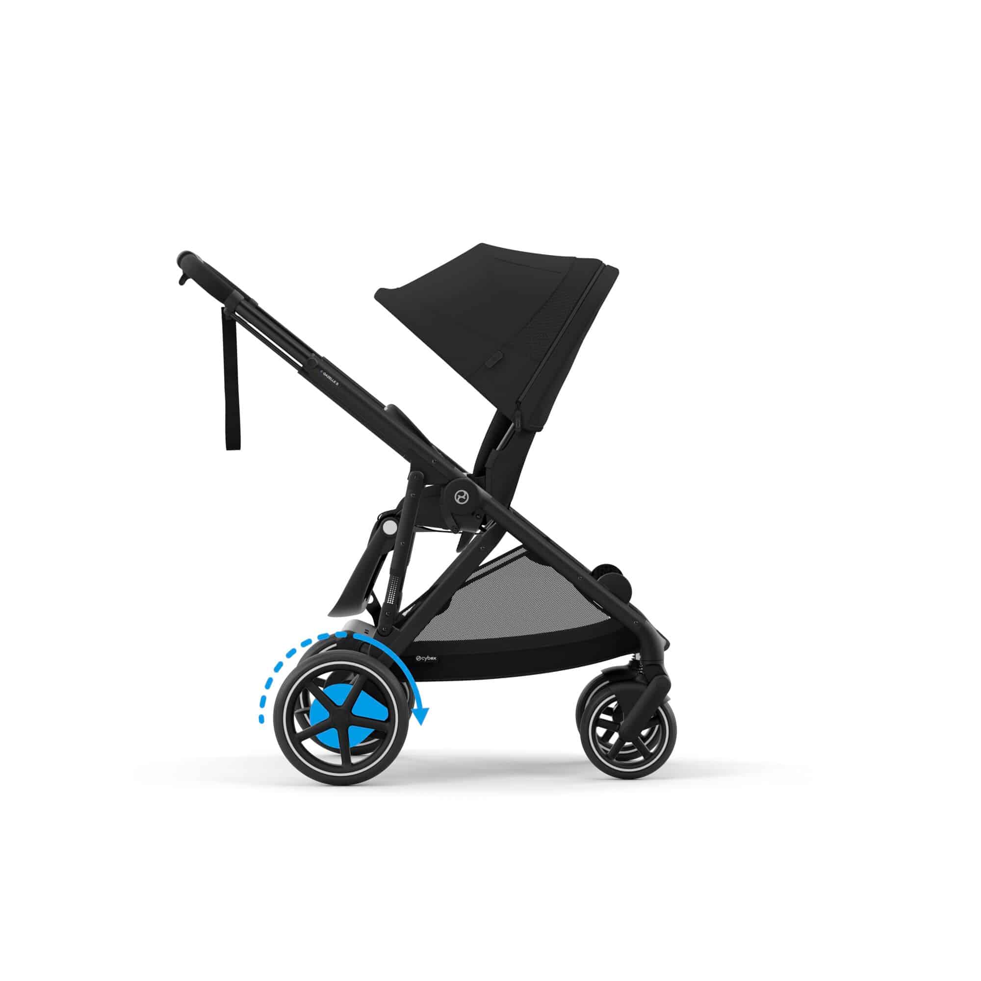 Kombi-Kinderwagen, cybex PLATINUM, Schwarz – Produktansicht