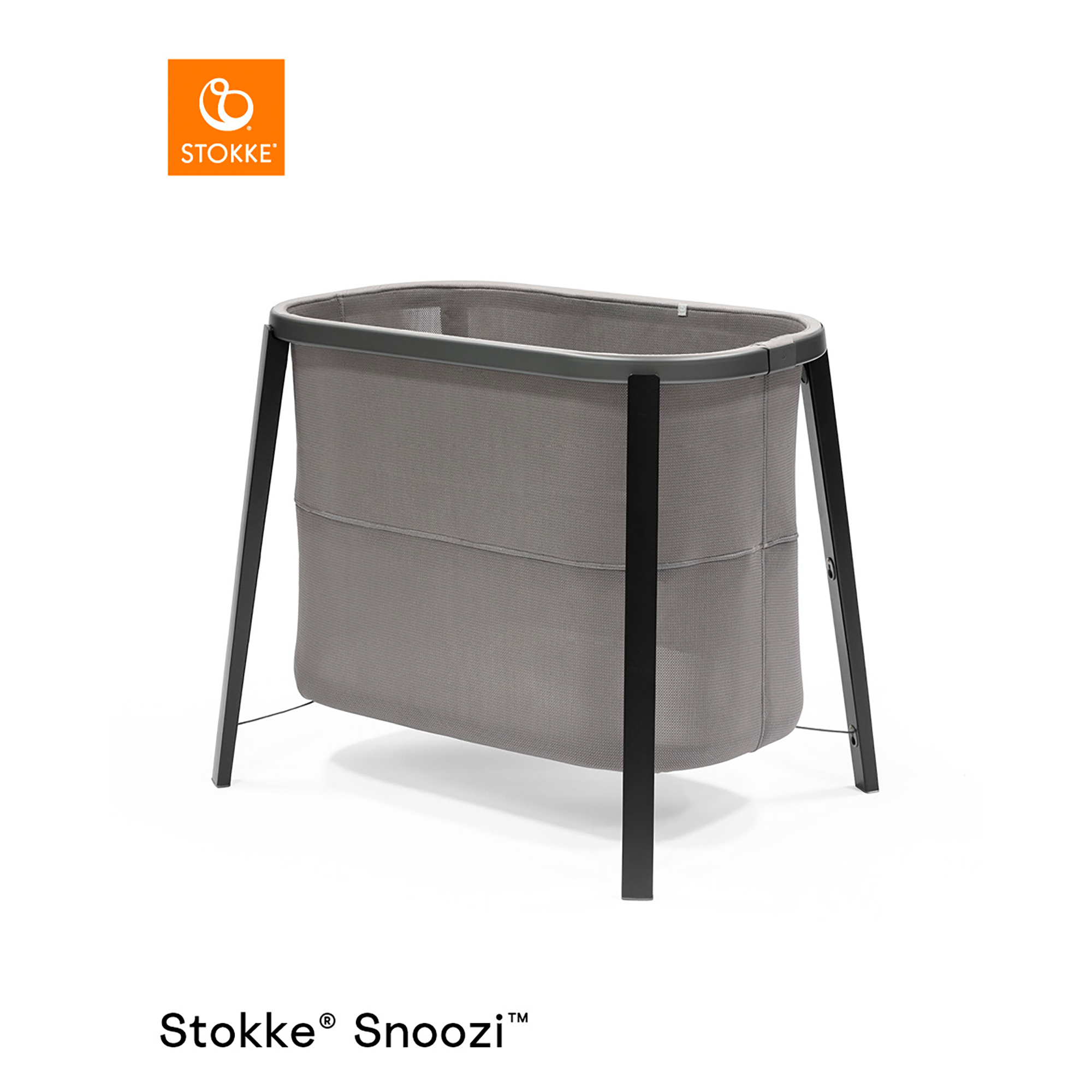 Beistellbetten, STOKKE, Grau – Produktansicht