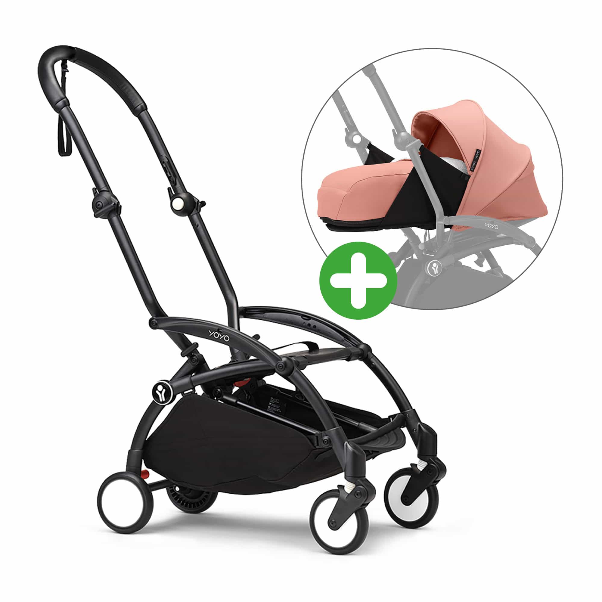 Kombi-Kinderwagen, STOKKE, Pink – Produktansicht