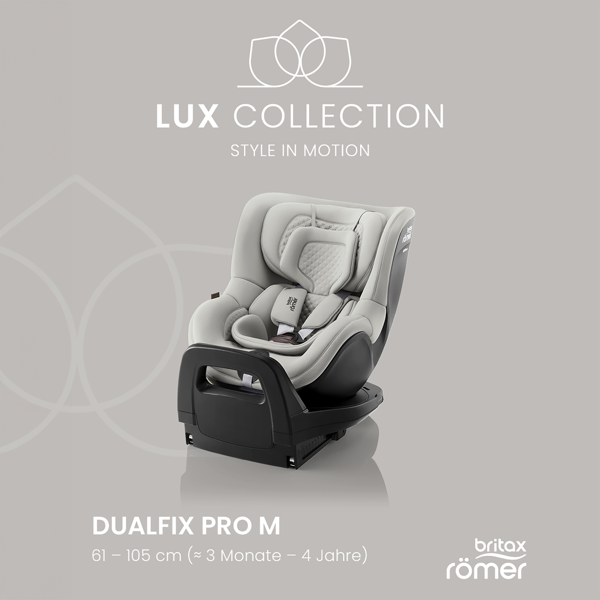 Reboarder 0-18 kg, Gruppe 0+/1, Britax Diamond, Beige – Produktansicht