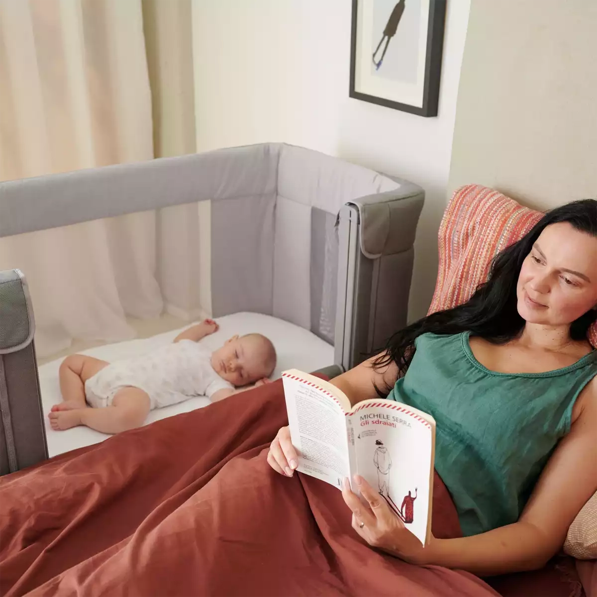 Beistellbetten, chicco, Grau – Produktansicht