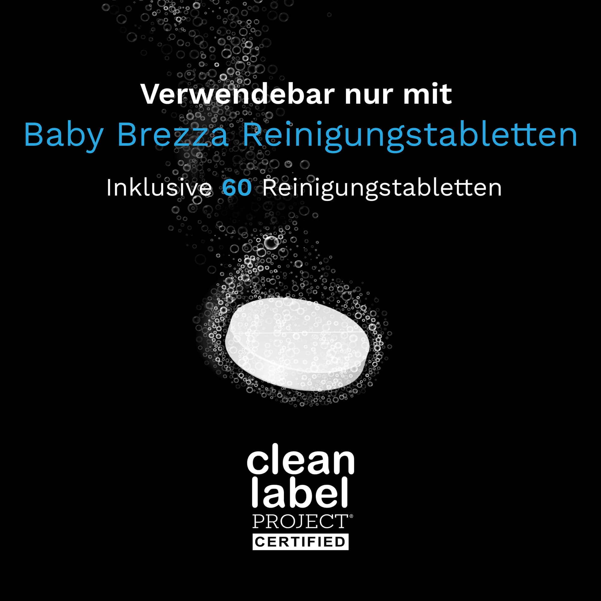 Vaporisatoren, babybrezza, Schwarz – Produktansicht