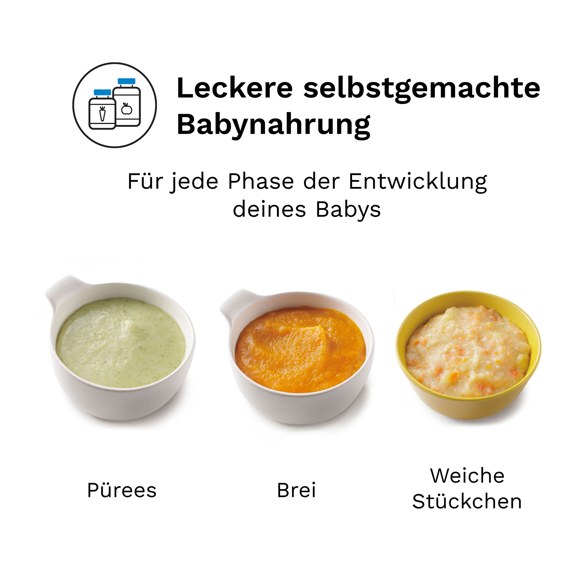 Babykostwärmer, babybrezza, Weiß – Produktansicht