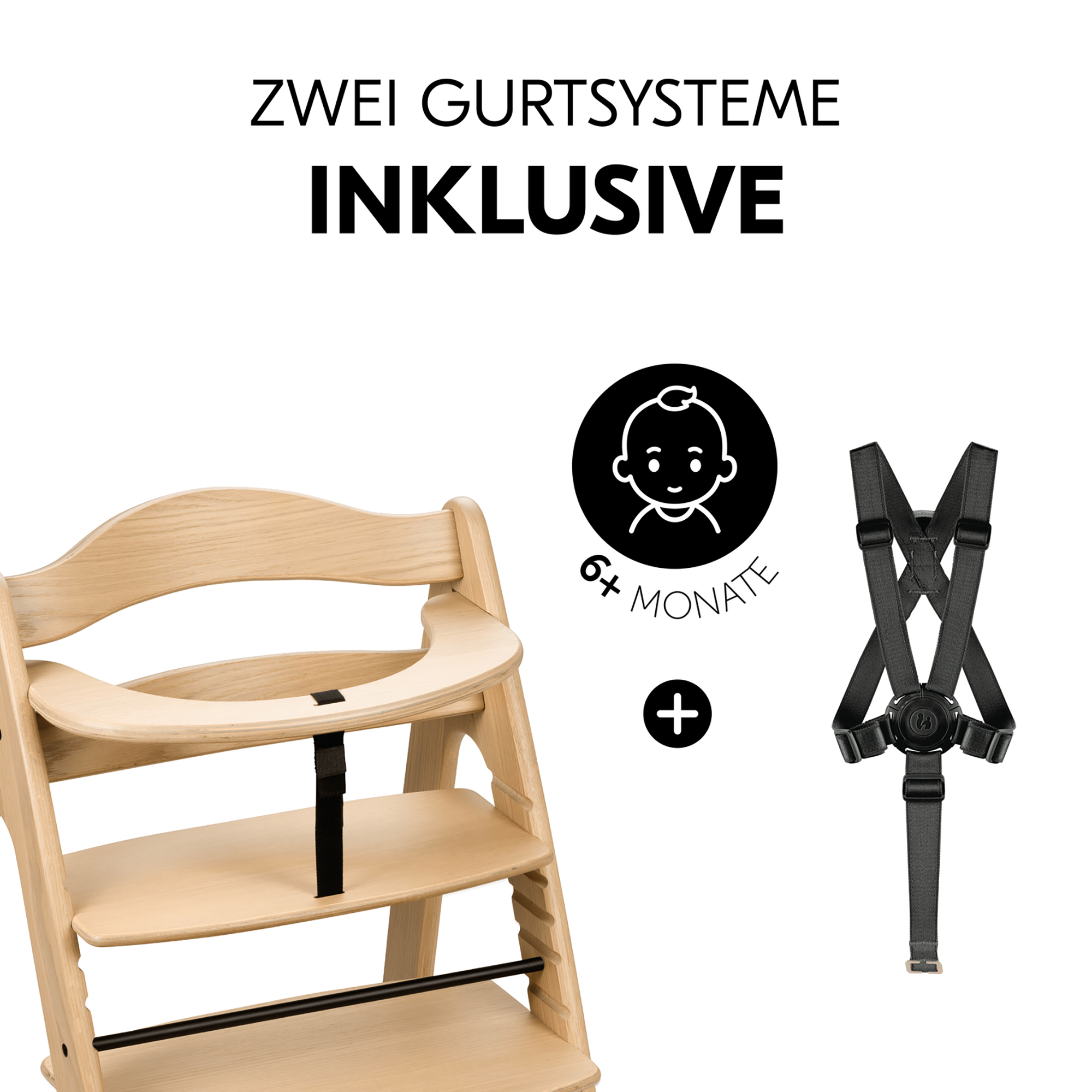 Treppenhochstühle, hauck, Beige – Produktansicht