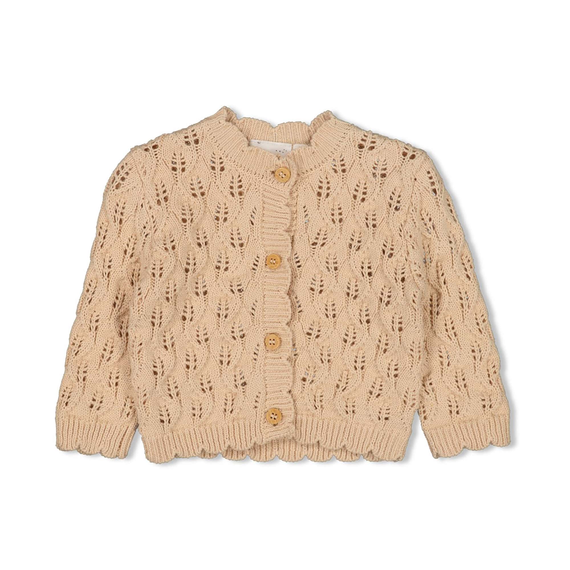 Sweat-, Fleece- & Strickjacken, FEETJE, Beige – Produktansicht