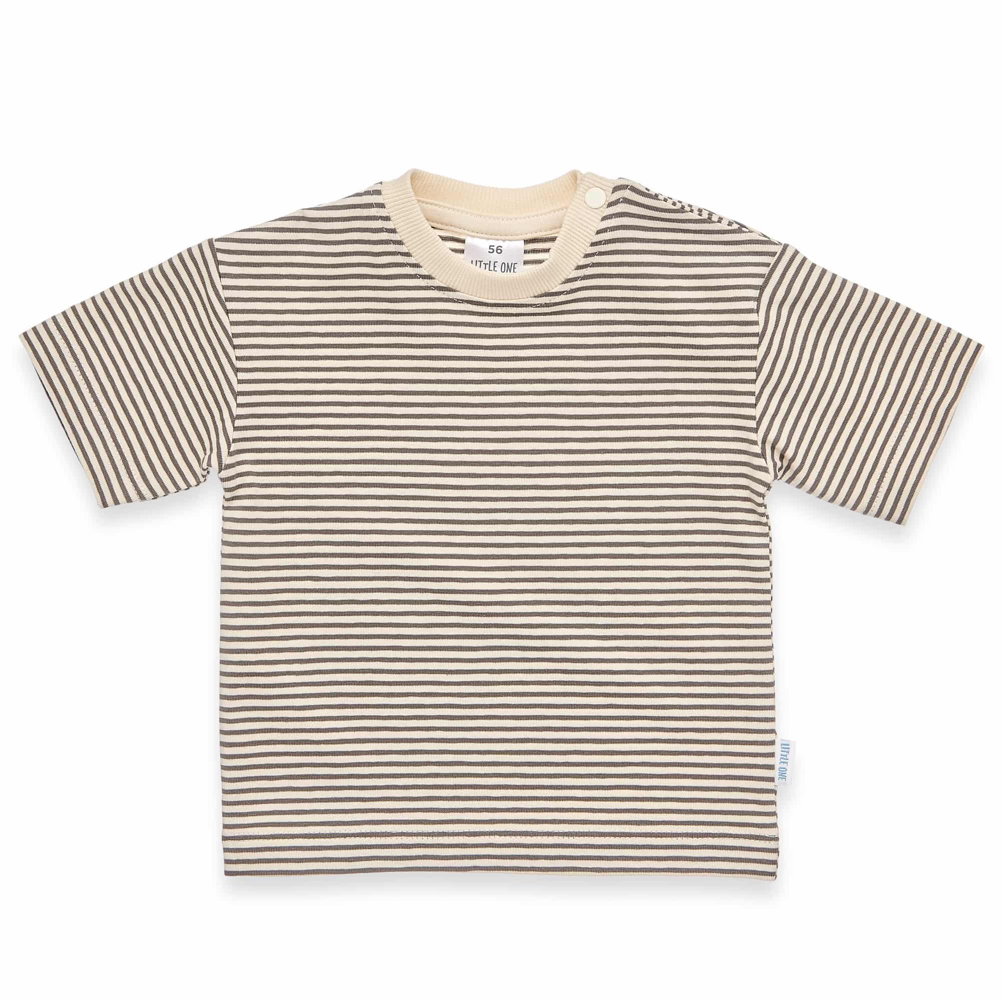 Kurzarmshirts, LITTLE ONE, Braun – Produktansicht