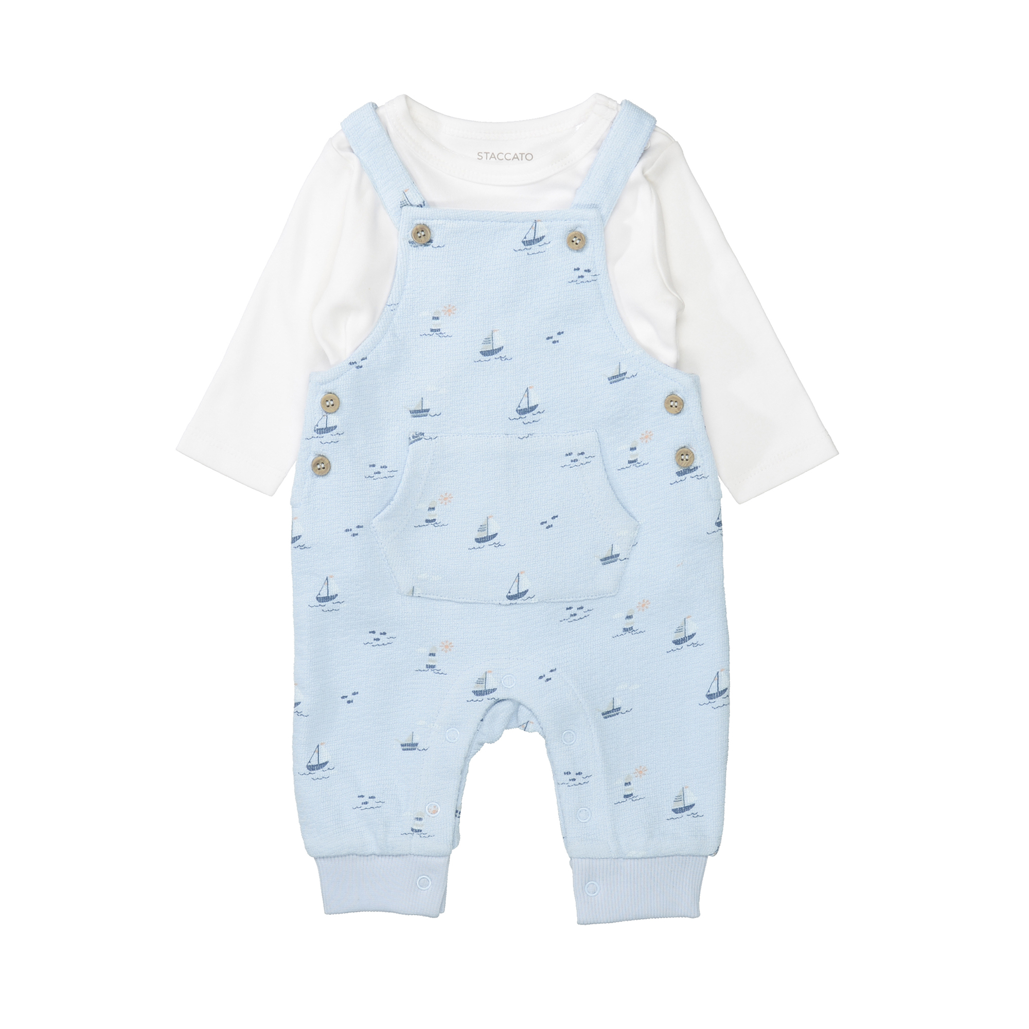 Latzhosen, STACCATO, Blau – Produktansicht