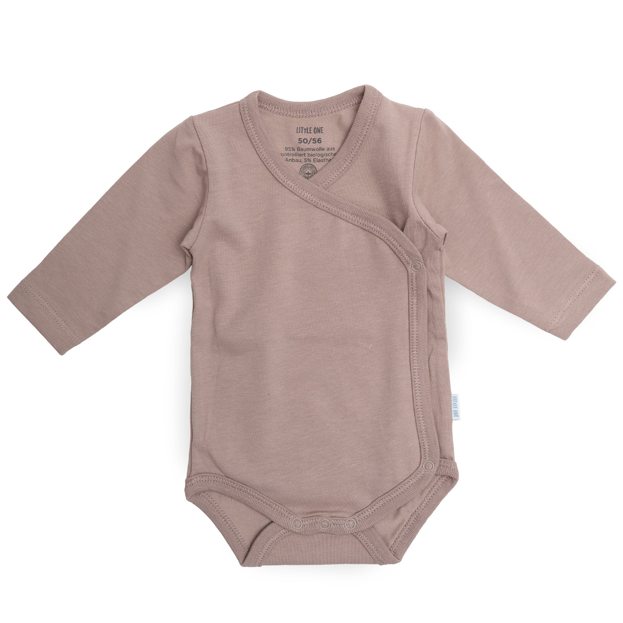Wickelbodys, LITTLE ONE, Beige – Besonderheit: hochwertiger Bio-Baumwollmix