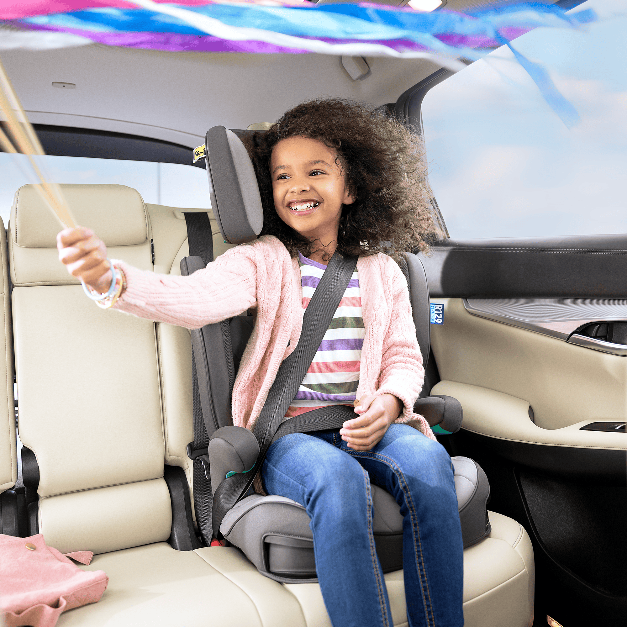 Kindersitze 15-36 kg, Gruppe 2/3, GRACO, Grau – Besonderheit: super stabil im Fahrzeug dank ISOFIX-Konnektoren