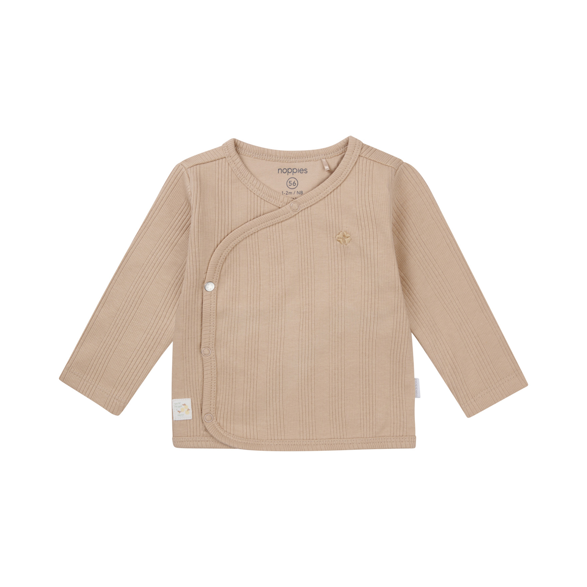 Wickelshirt, noppies, Beige – Besonderheit: aus 95% Bio-Baumwolle
