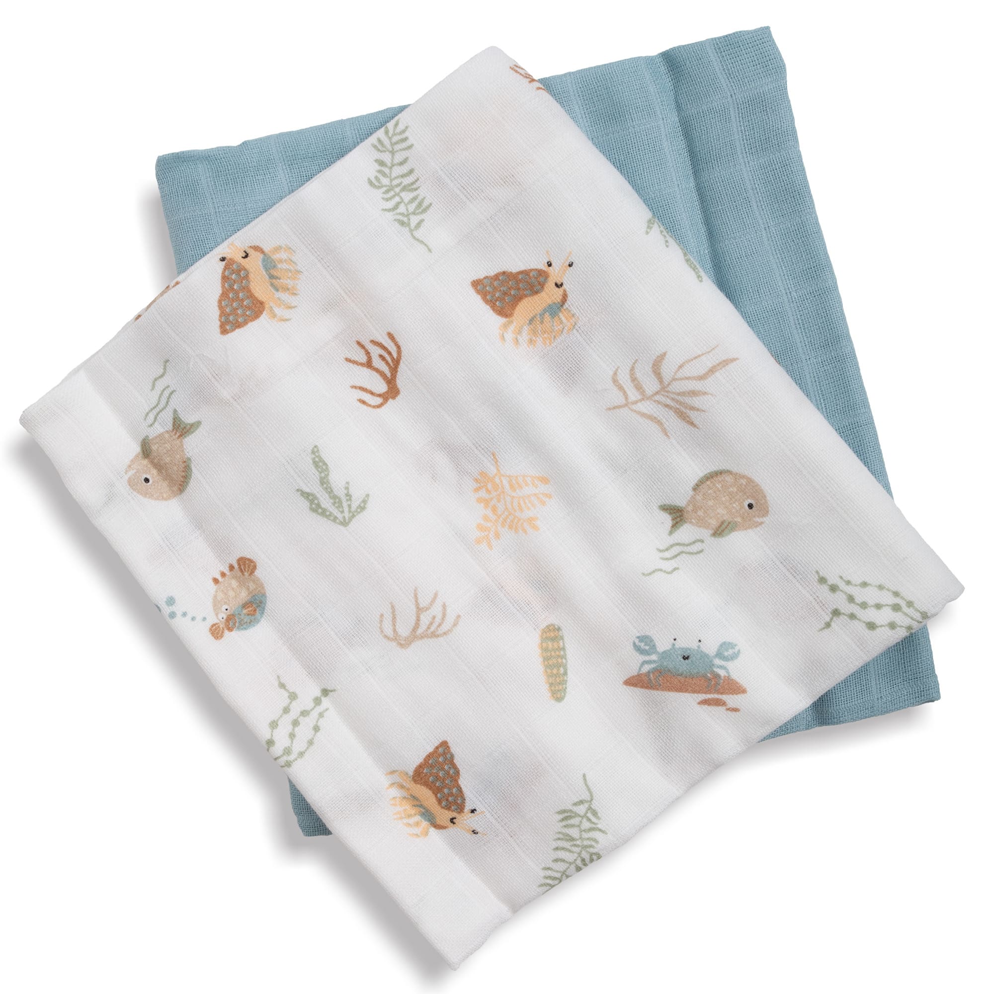 Mullwindeln, LITTLE ONE, Blau – Produktansicht