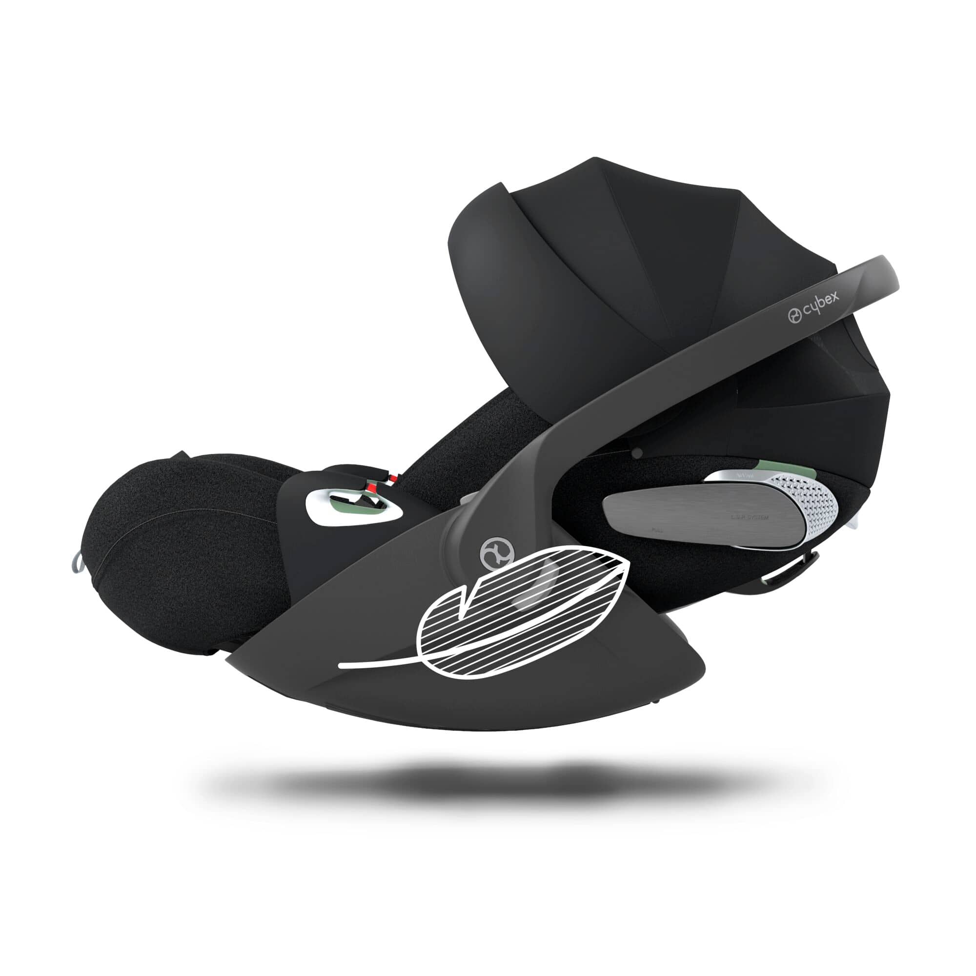 Babyschalen 0-13 kg, Gruppe 0+, cybex PLATINUM, Schwarz – Produktansicht