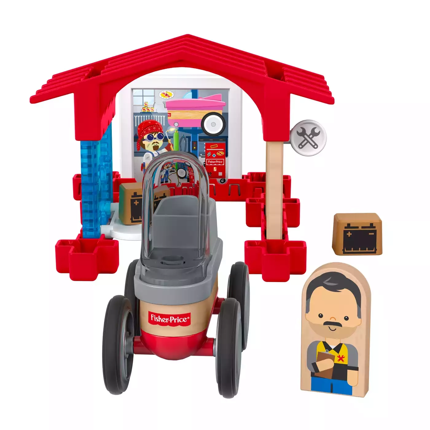 Holzspielzeug, Fisher Price – Produktansicht