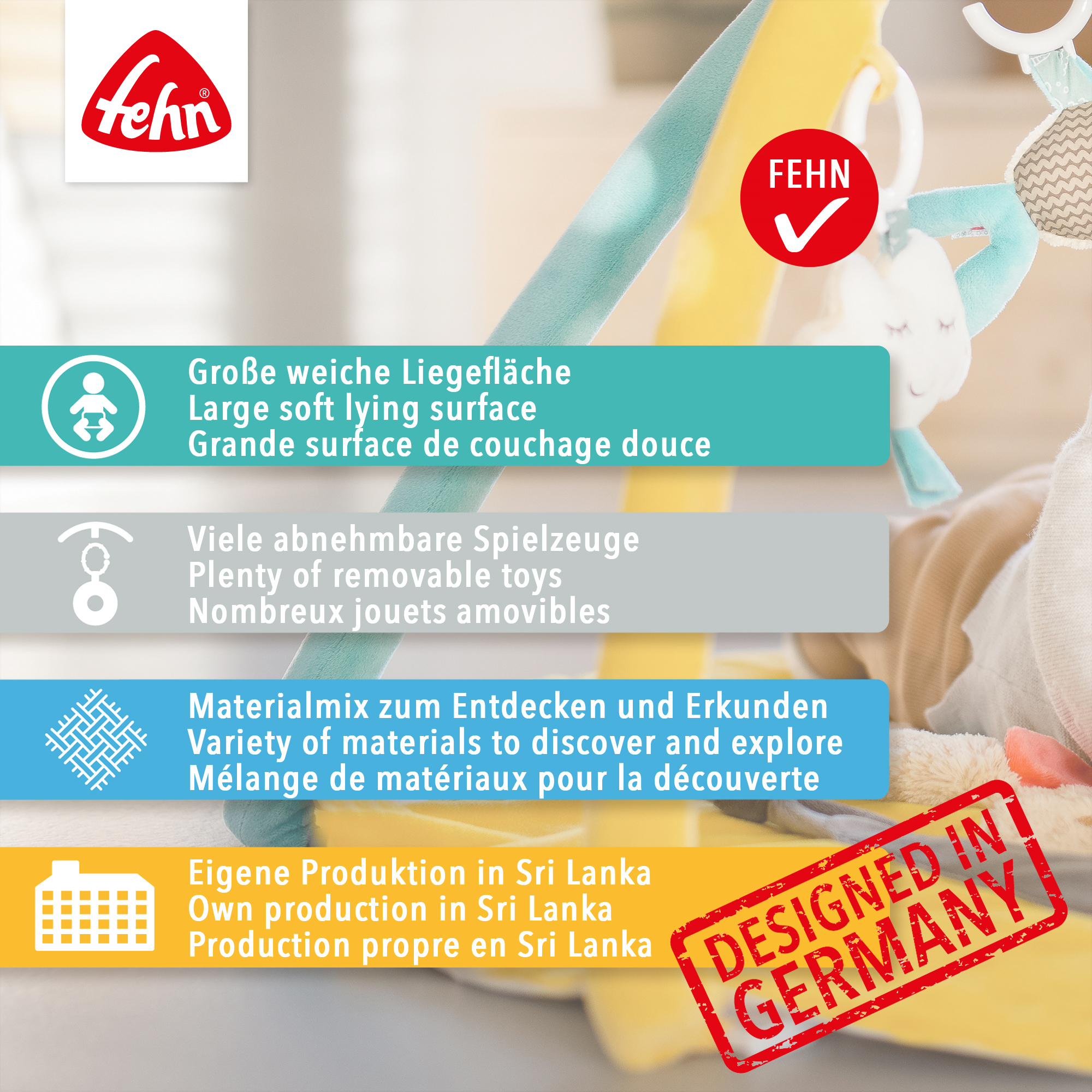 Spielbögen, fehn, Pink – Produktansicht