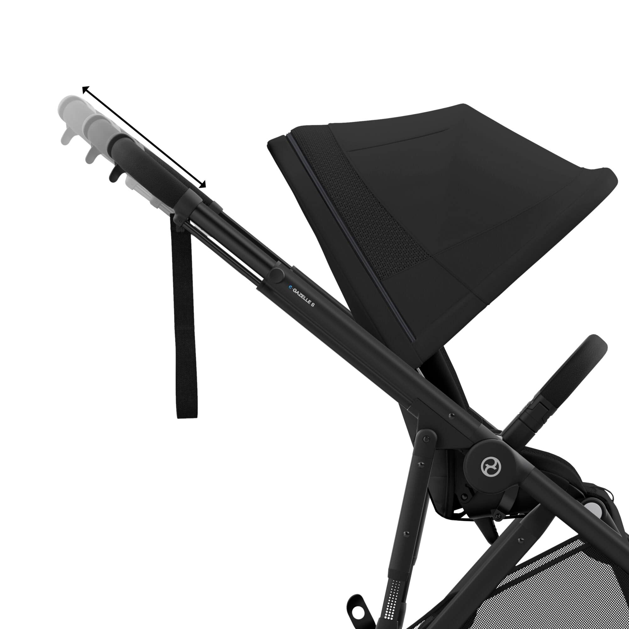 Kombi-Kinderwagen, cybex PLATINUM, Schwarz – Produktansicht