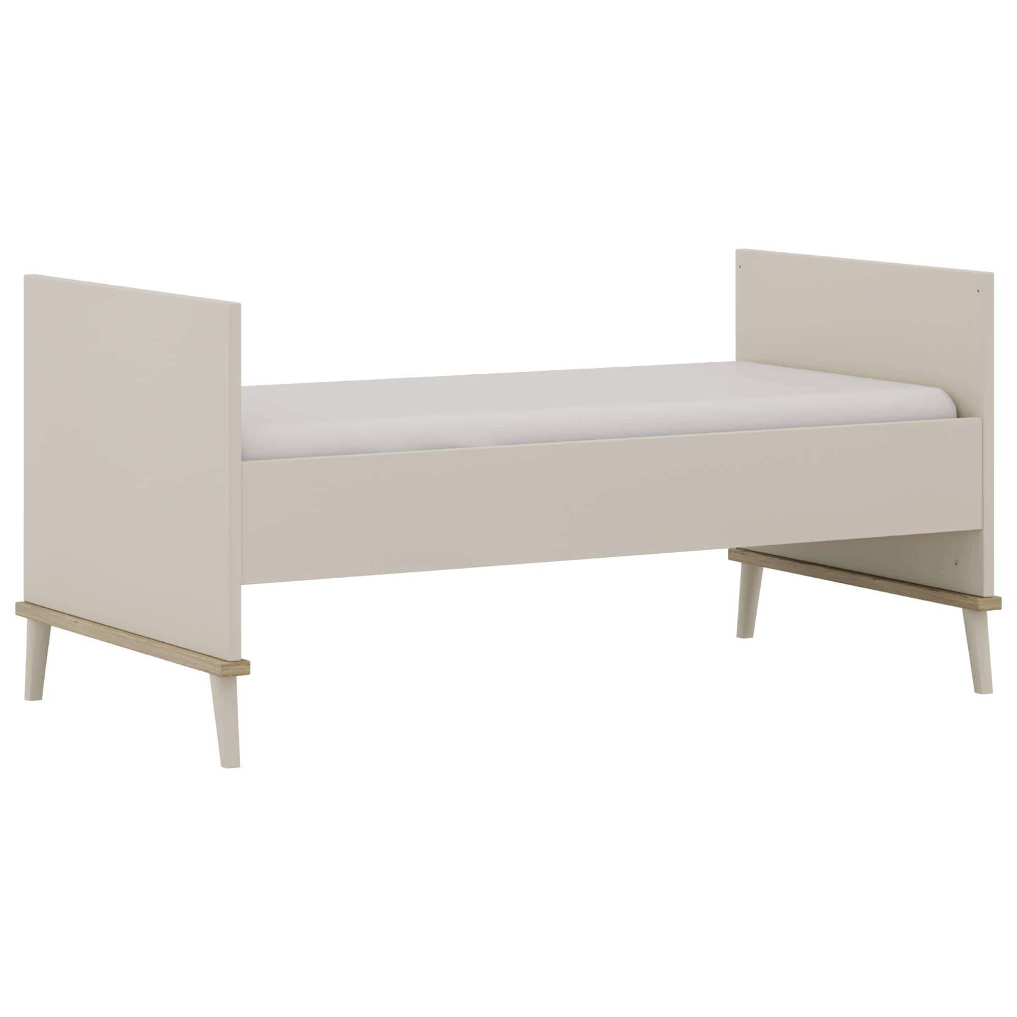 Gitterbetten 70x140 cm, Yuny by PAIDI, Beige – Besonderheit: komfortable Größe für Babys und Kleinkinder
