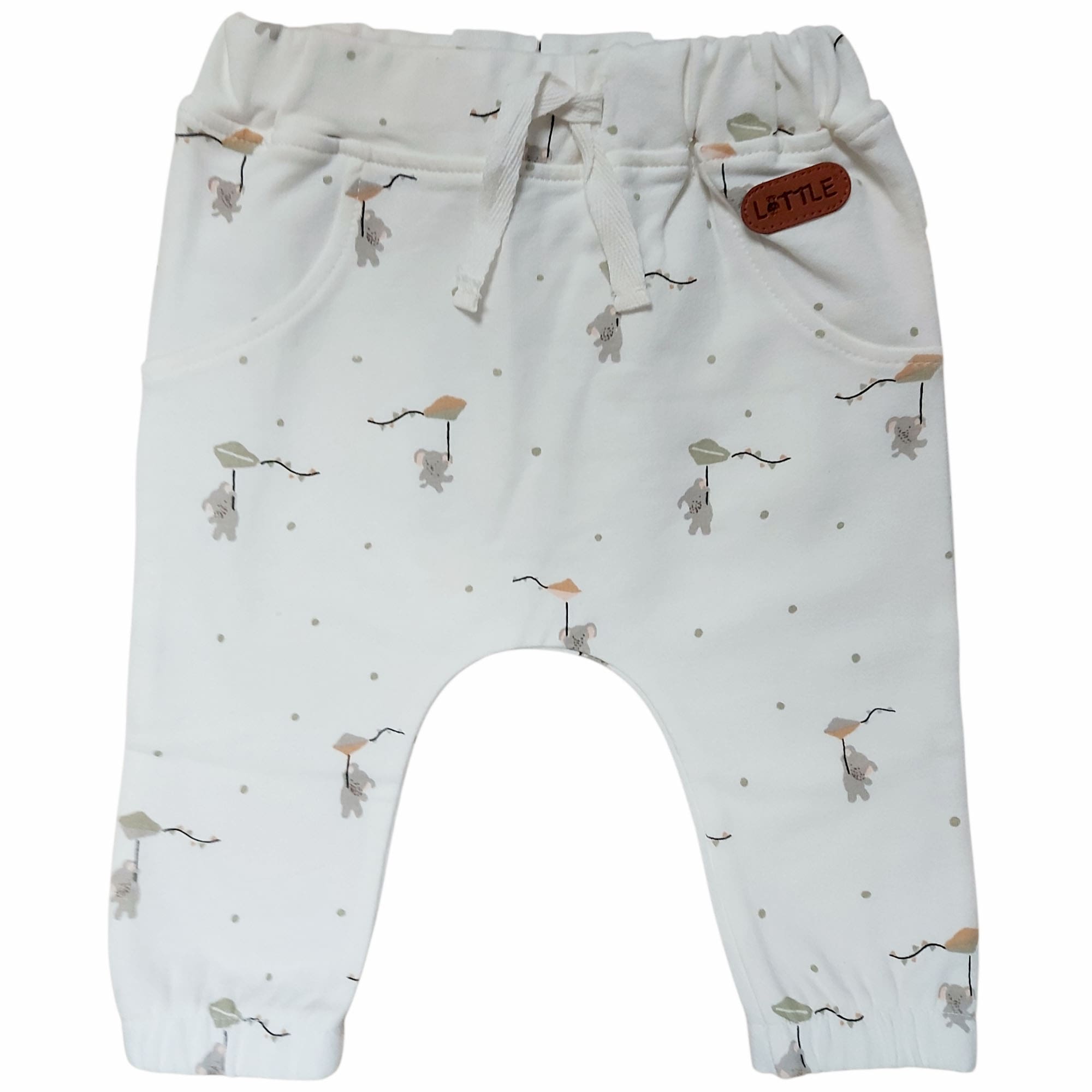 Jogginghosen, LITTLE, Weiß – Produktansicht