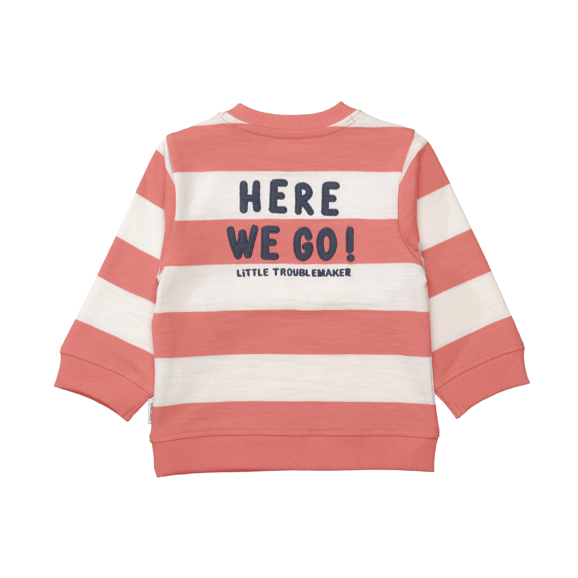 Pullover & Sweatshirts, STACCATO, Mehrfarbig – Besonderheit: aus 100% Baumwolle