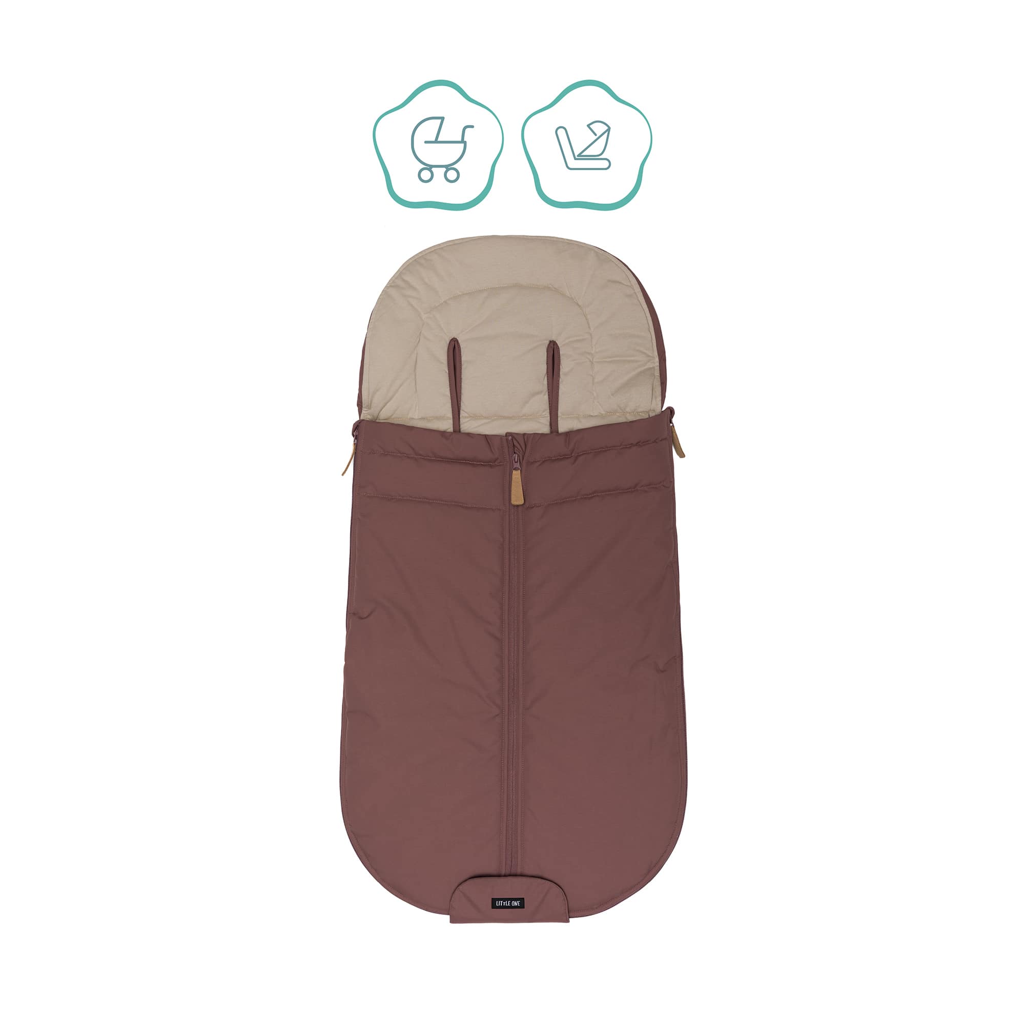 Sommerfußsäcke, LITTLE ONE, Pink – Produktansicht