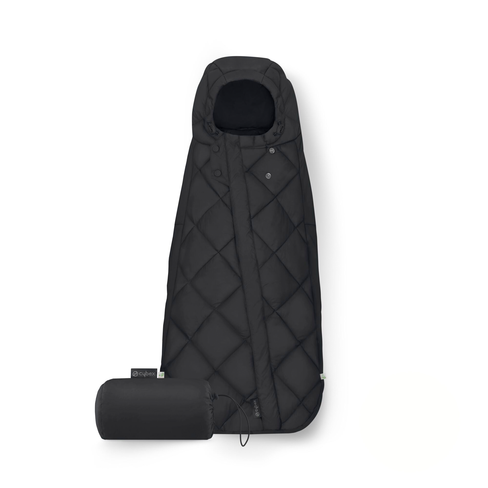 Fußsäcke, cybex, Schwarz – Produktansicht