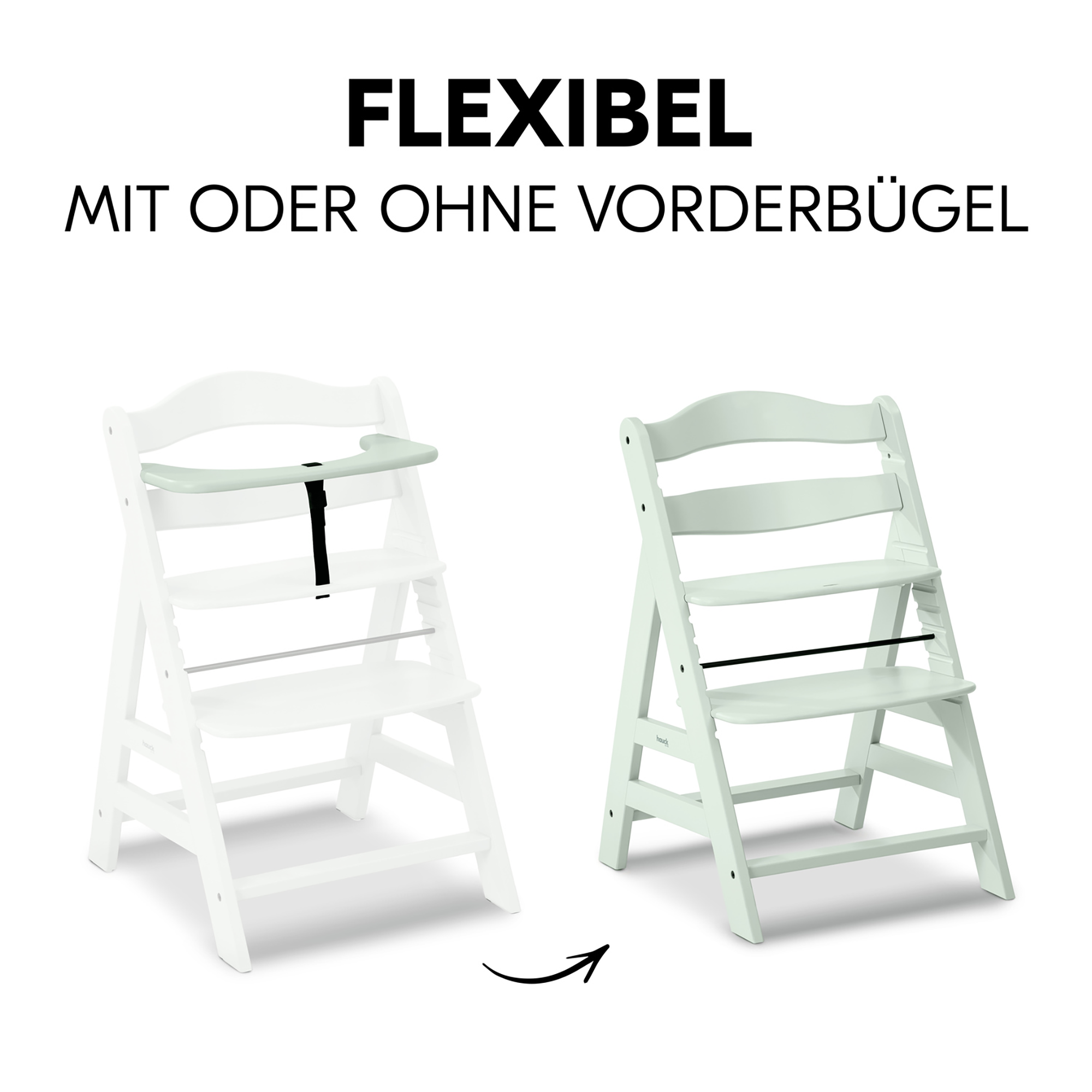 Treppenhochstühle, hauck, Grün – Produktansicht
