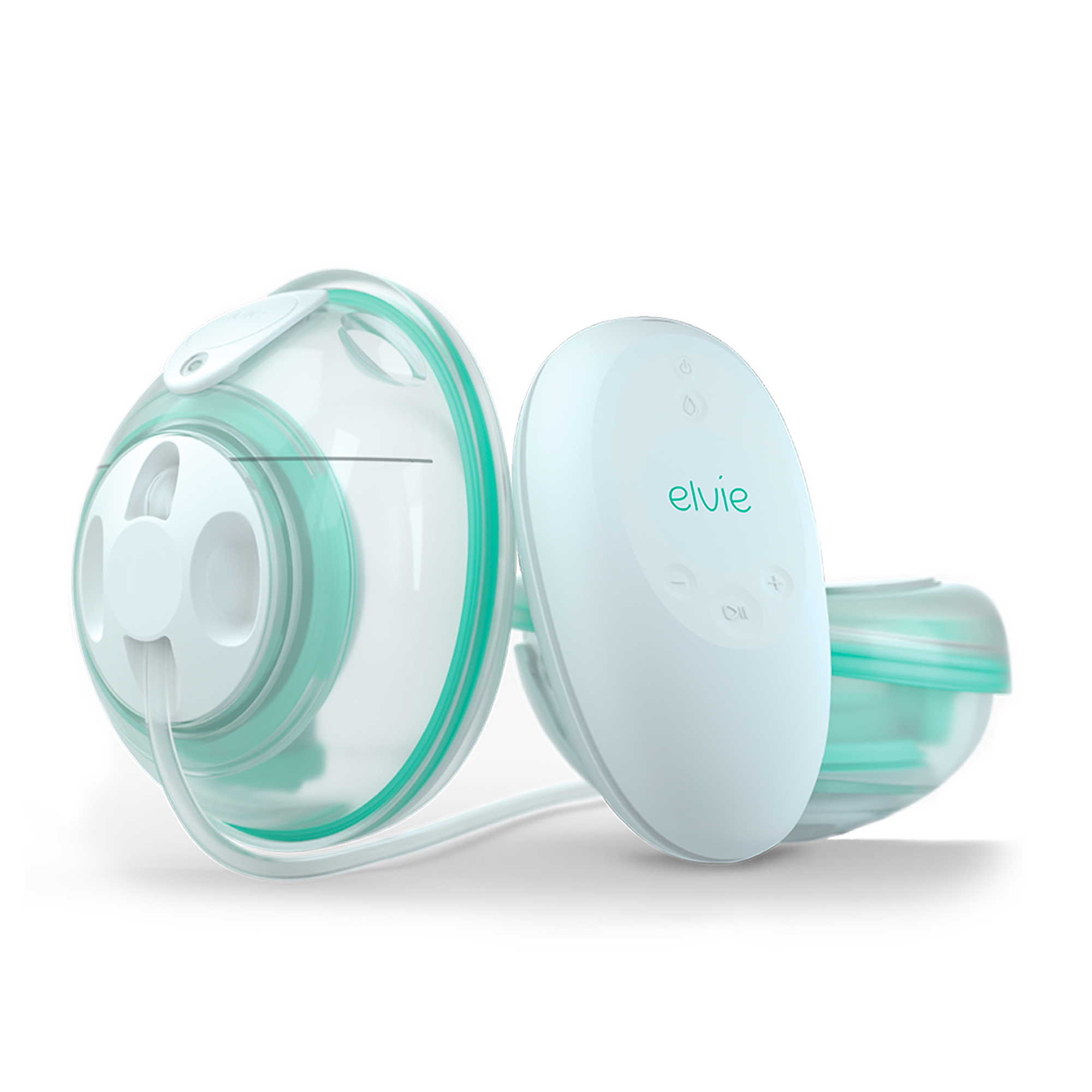 Milchpumpen, elvie, Transparent – Produktansicht