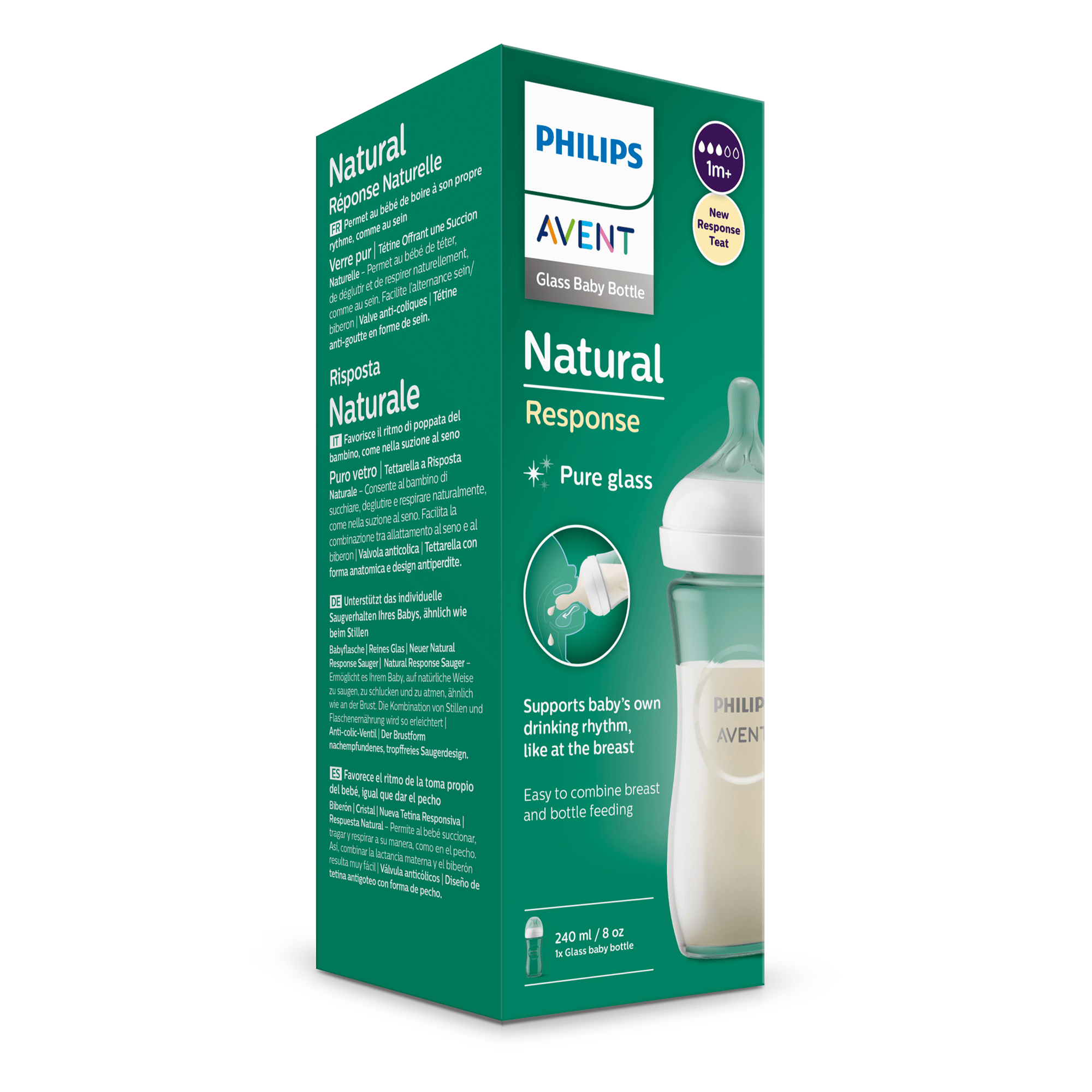 Babyfläschchen, PHILIPS AVENT, Transparent – Produktansicht