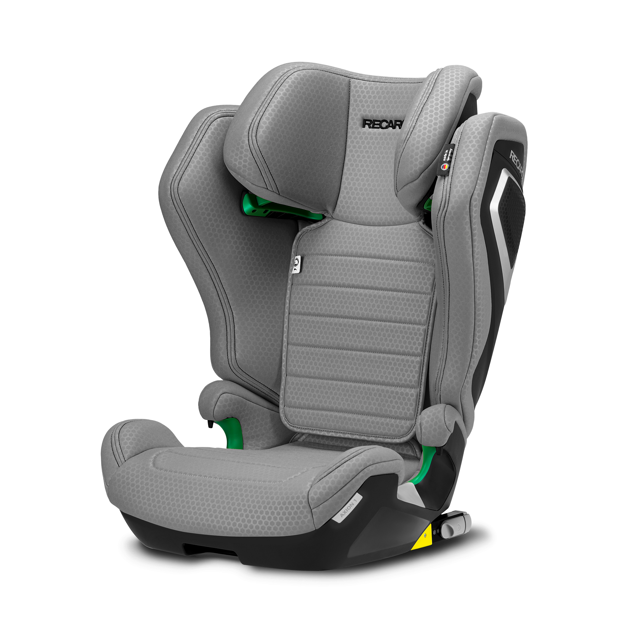 Kindersitze 15-36 kg, Gruppe 2/3, RECARO, Grau – Besonderheit: mit trapezförmigem 4-Seitenaufprallschutz für mehr Stabilität