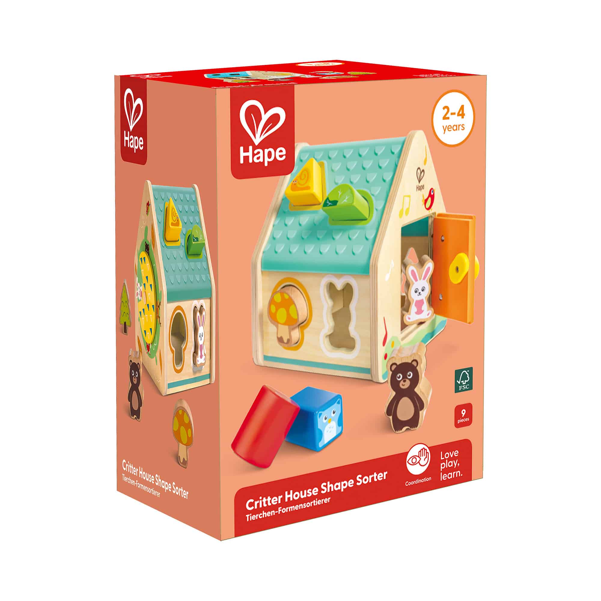 Steckspielzeug, Hape, Mehrfarbig – Produktansicht