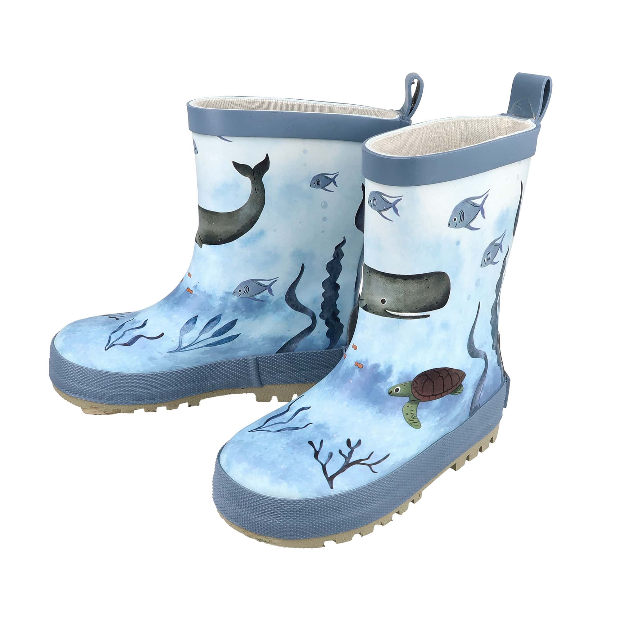Gummistiefel, MaxiMo, Blau – Besonderheit: Futter aus 35% Baumwolle