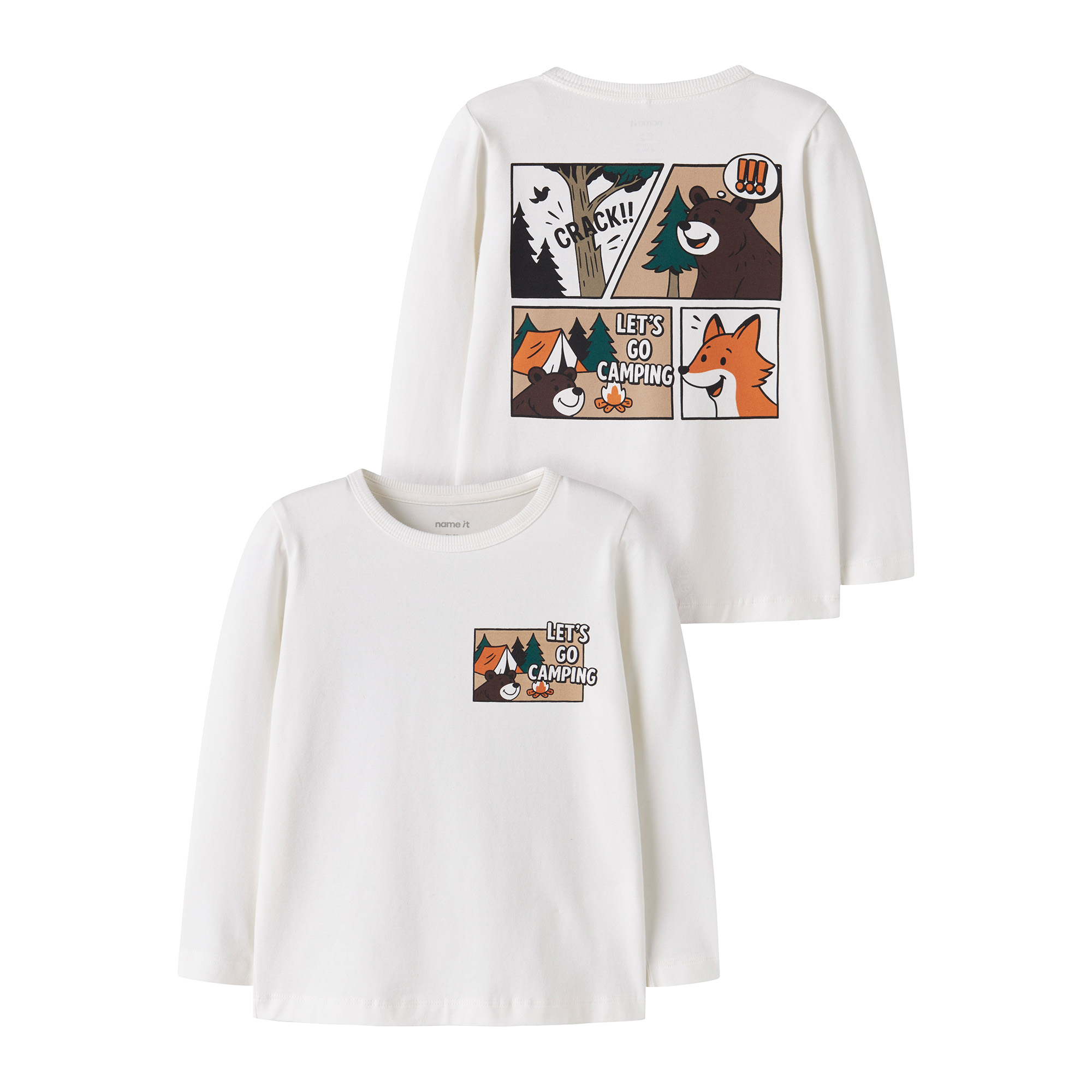 Langarmshirts, name it, Weiß – Produktansicht