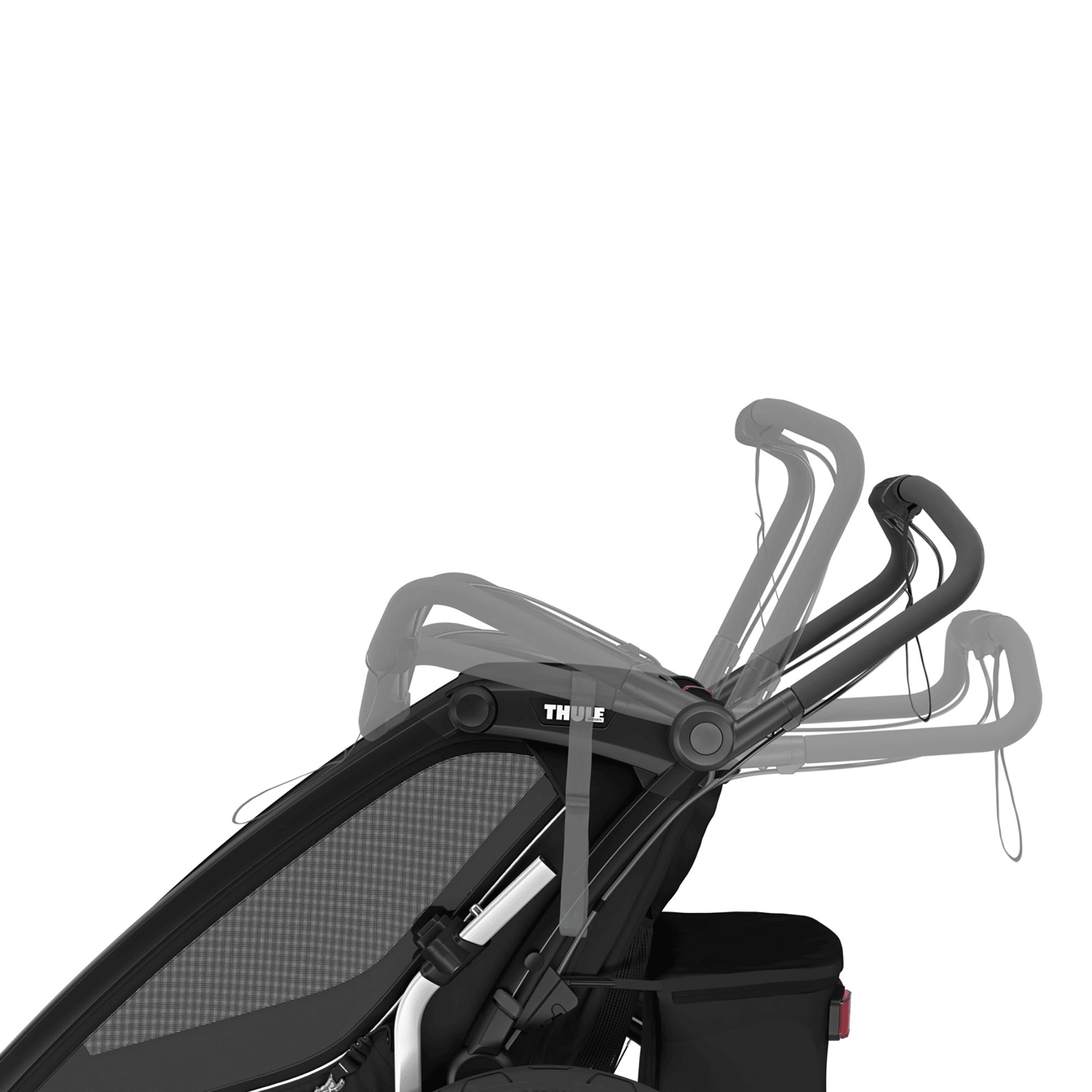 Fahrradanhänger, THULE, Schwarz – Produktansicht