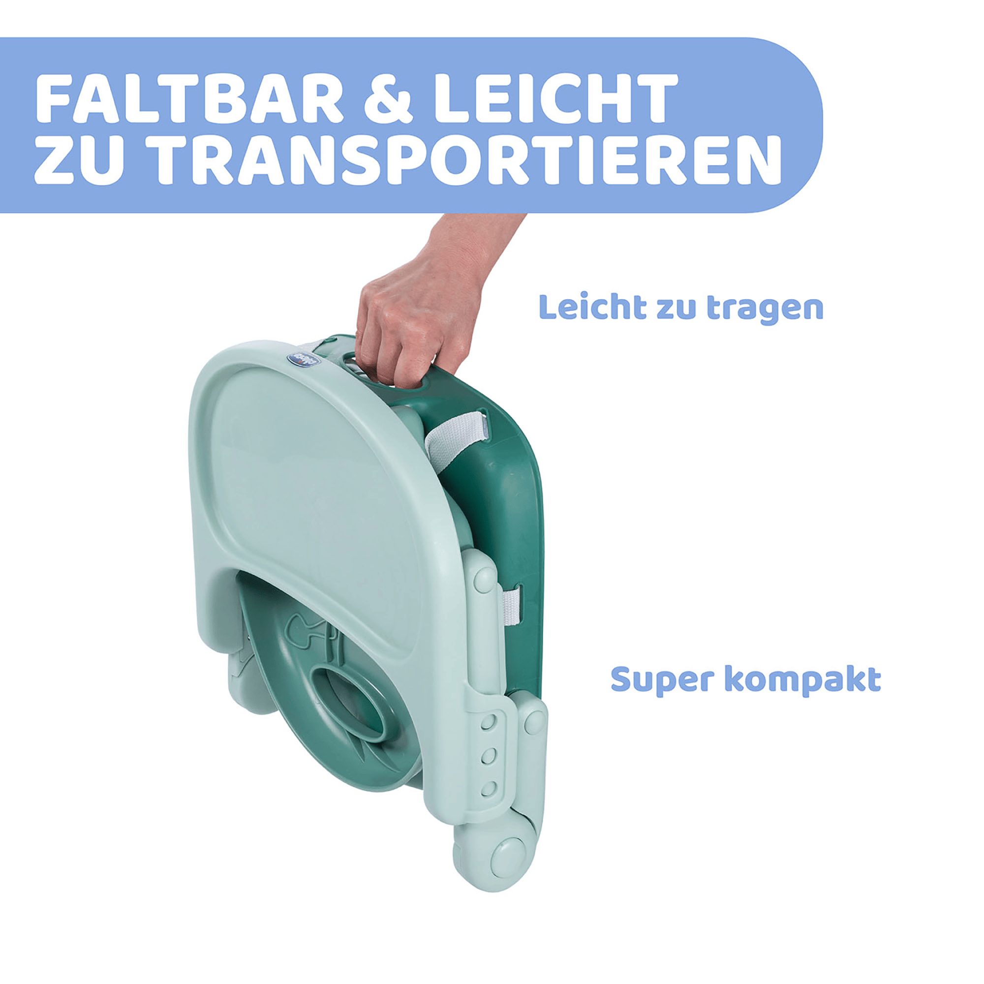 Reisehochstühle, chicco, Türkis – Produktansicht