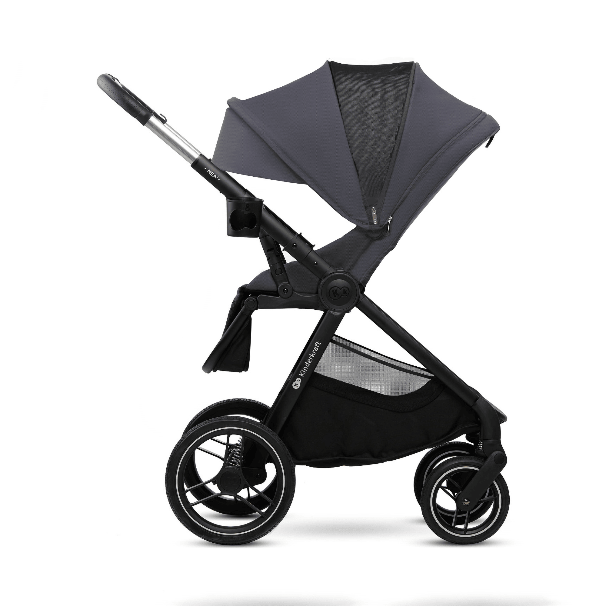 Kombi-Kinderwagen, Kinderkraft, Grau – Produktansicht